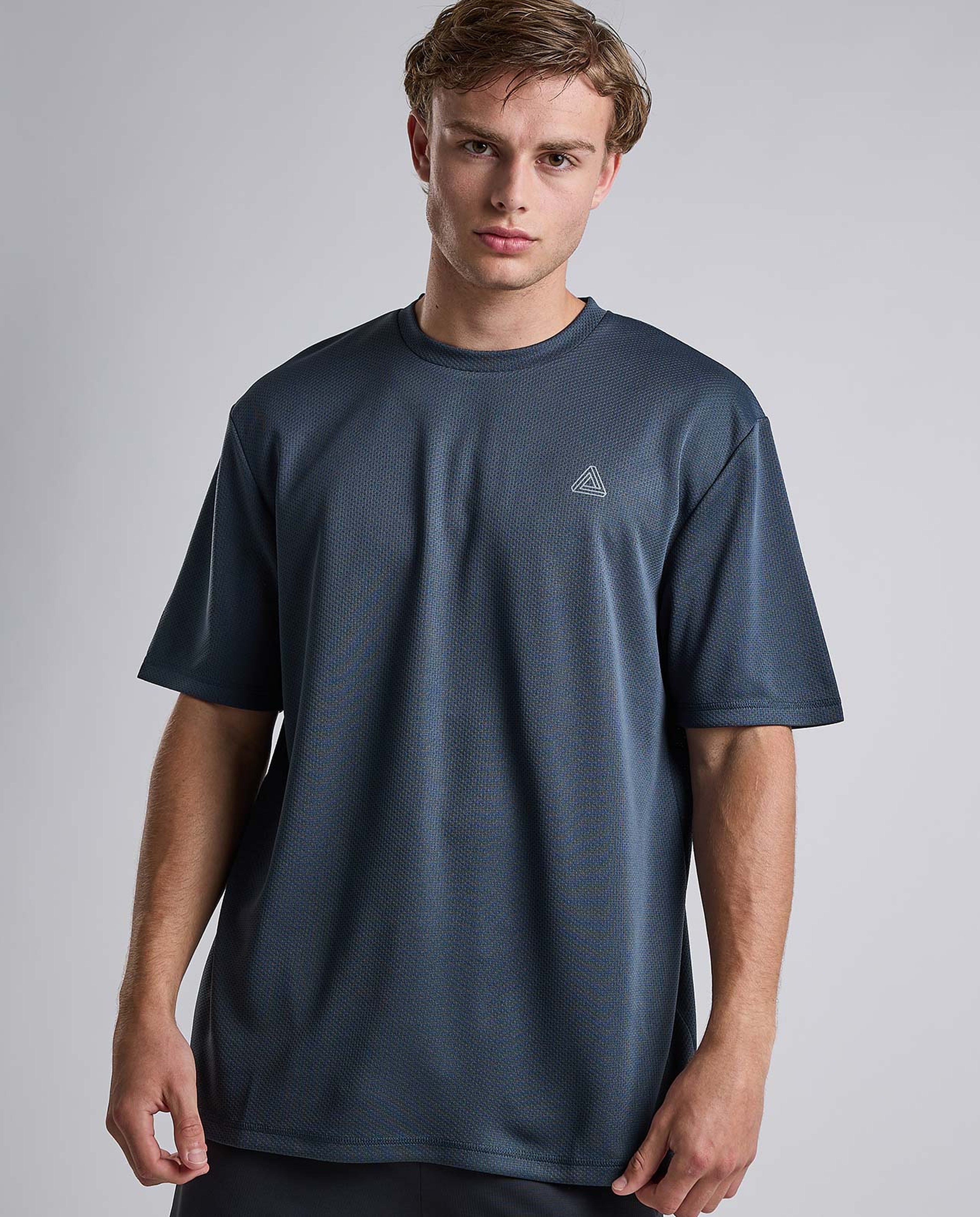 Logo Detail Active T-Shirt with Short Sleeves