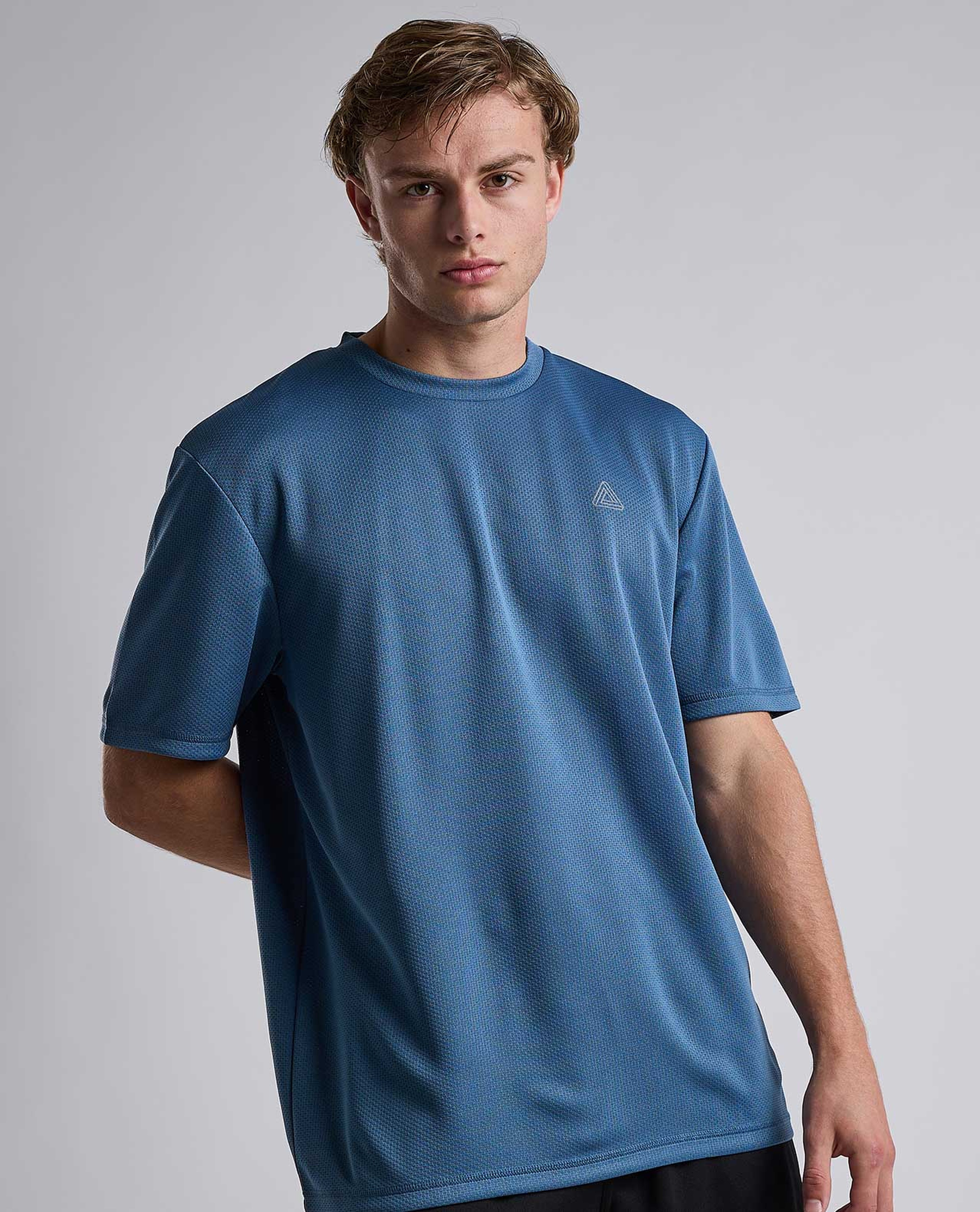 Logo Detail Active T-Shirt with Short Sleeves