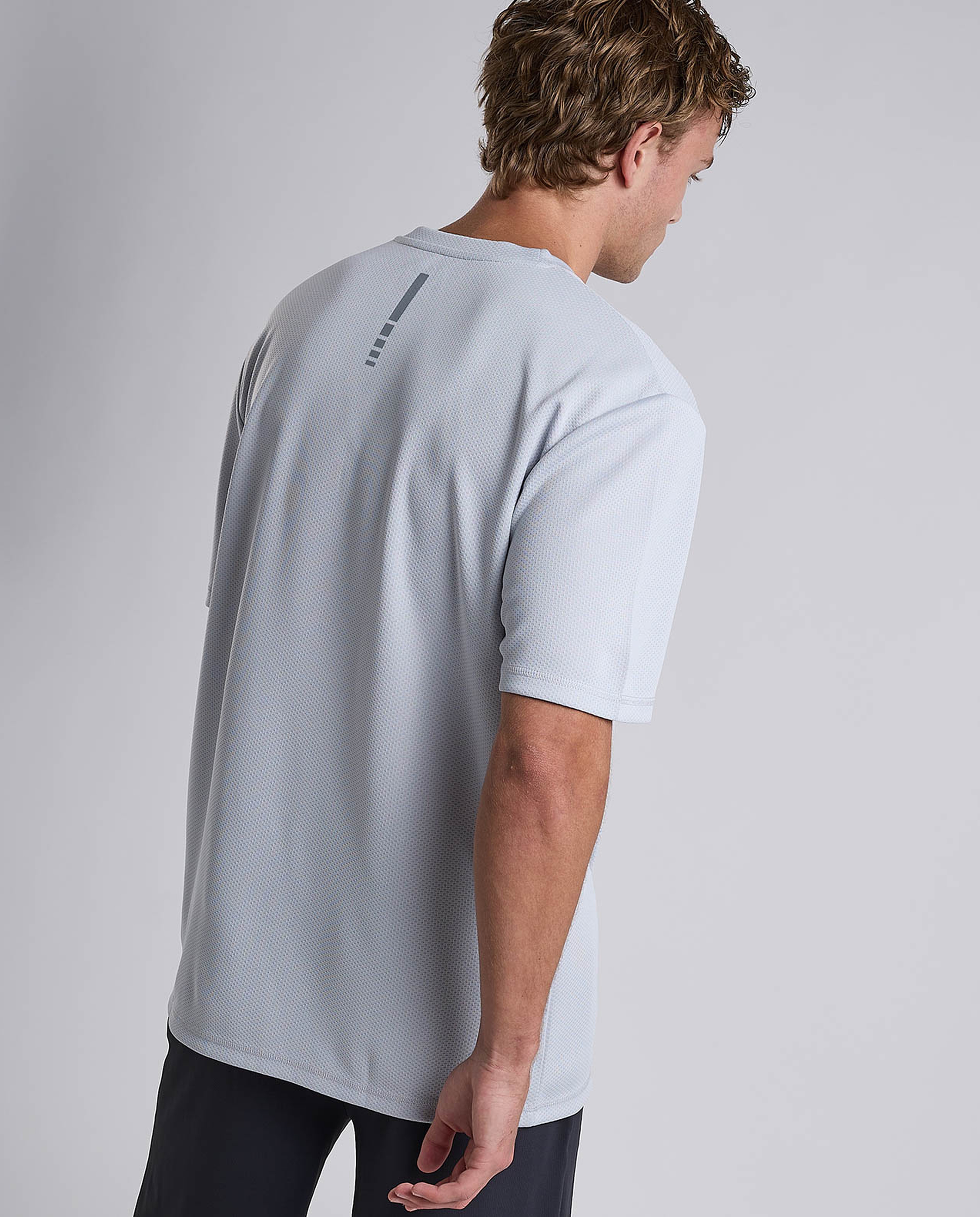 Logo Detail Active T-Shirt with Short Sleeves