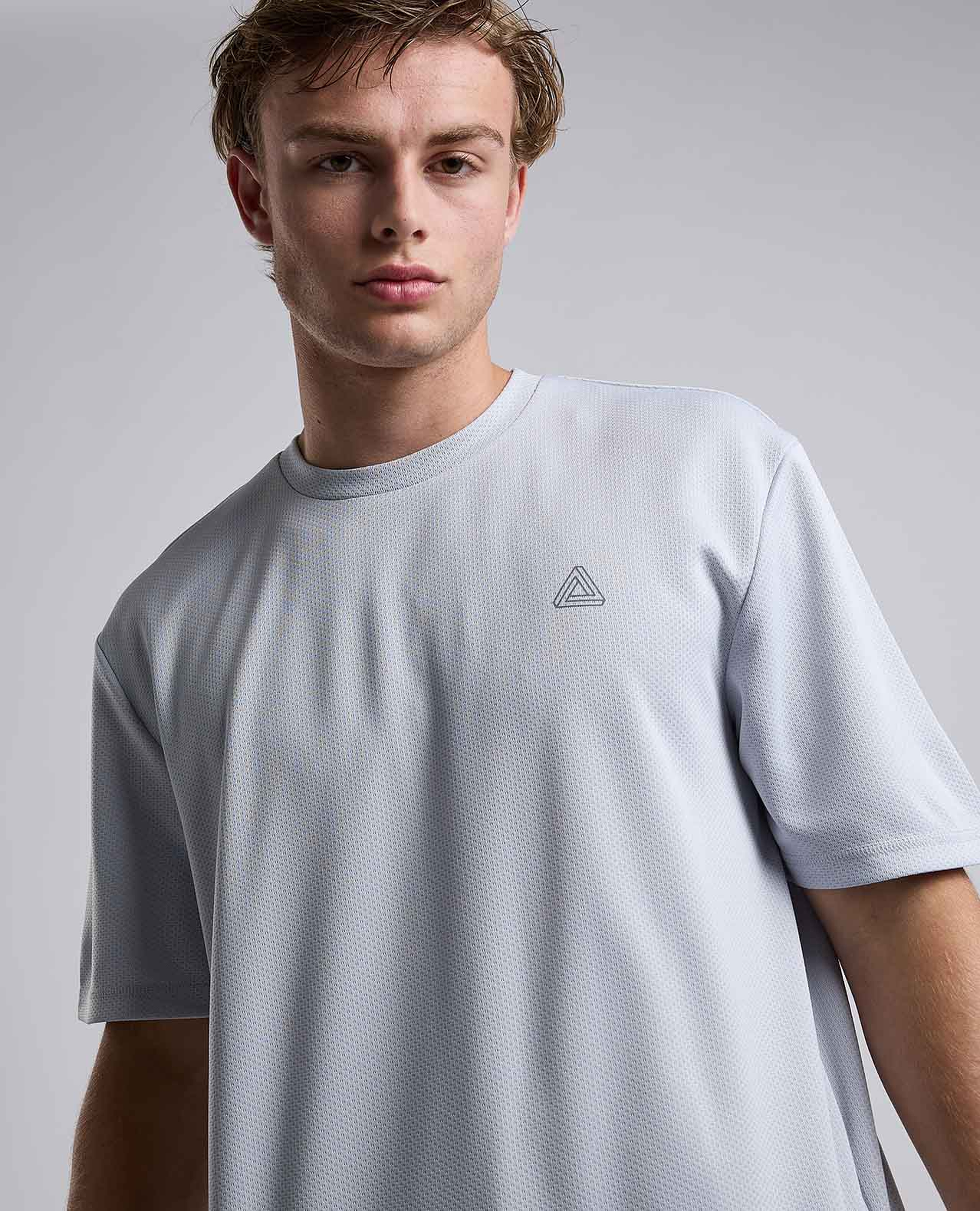 Logo Detail Active T-Shirt with Short Sleeves