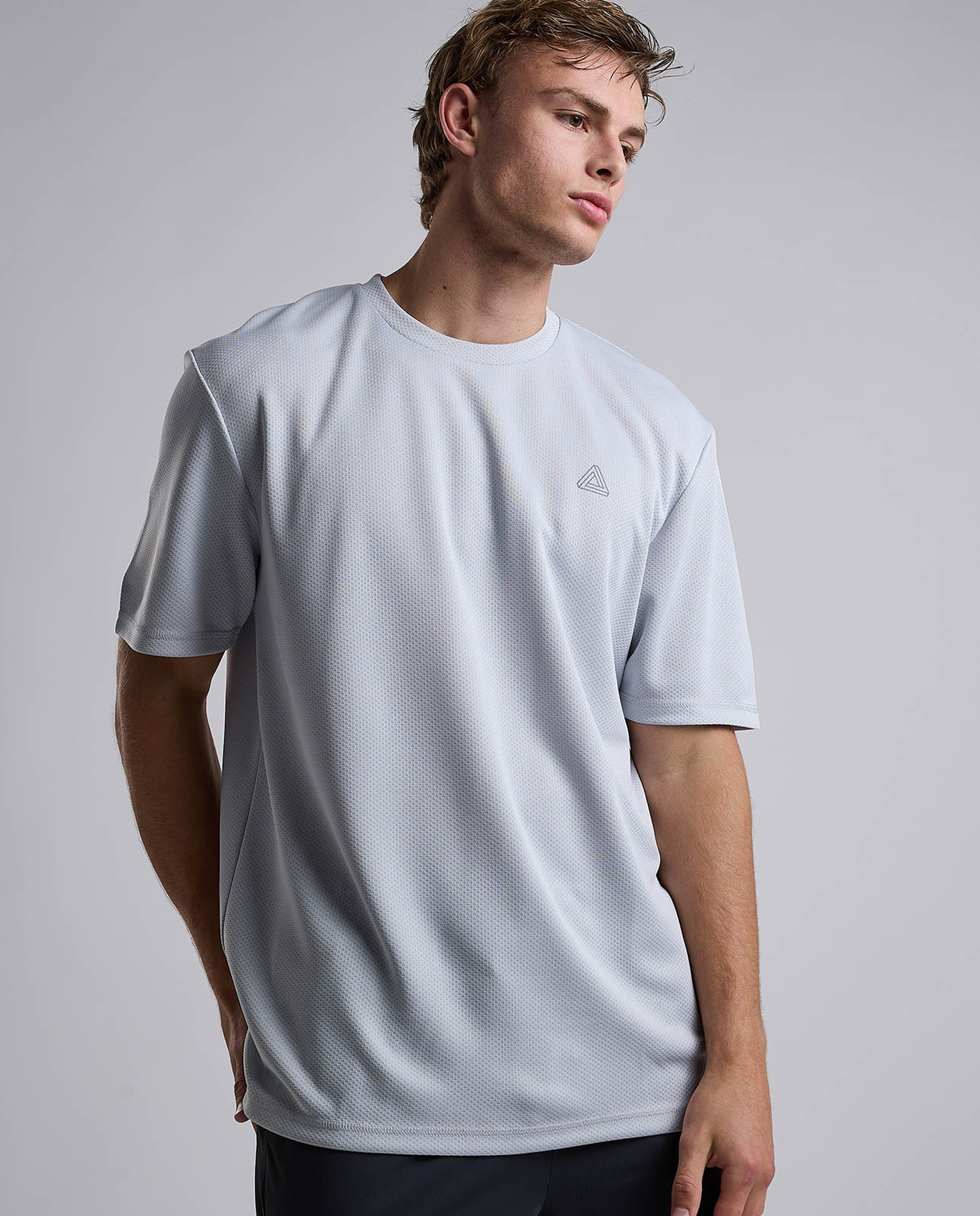 Logo Detail Active T-Shirt with Short Sleeves