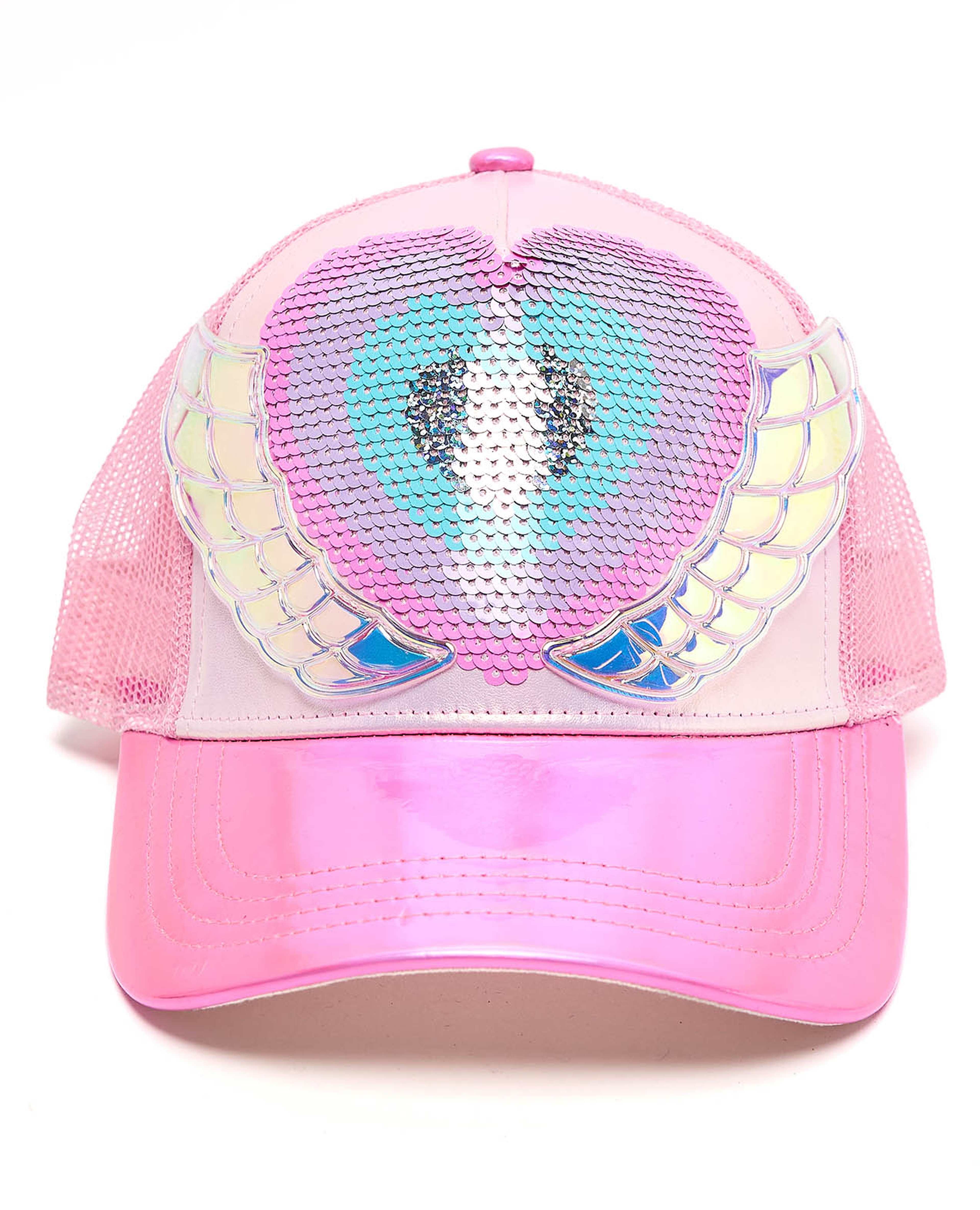 Sequined Trucker Cap