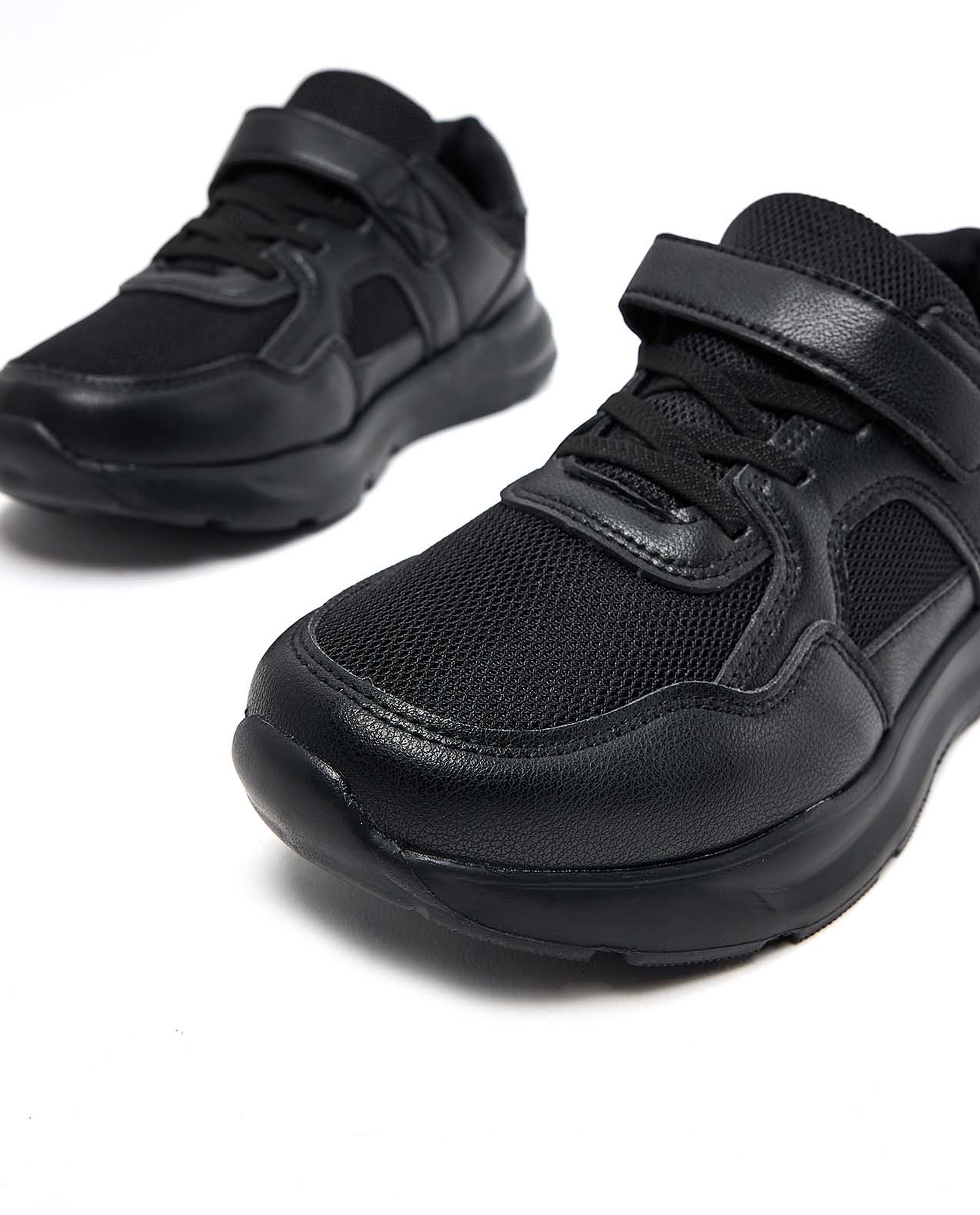 Textured School Velcro Shoes