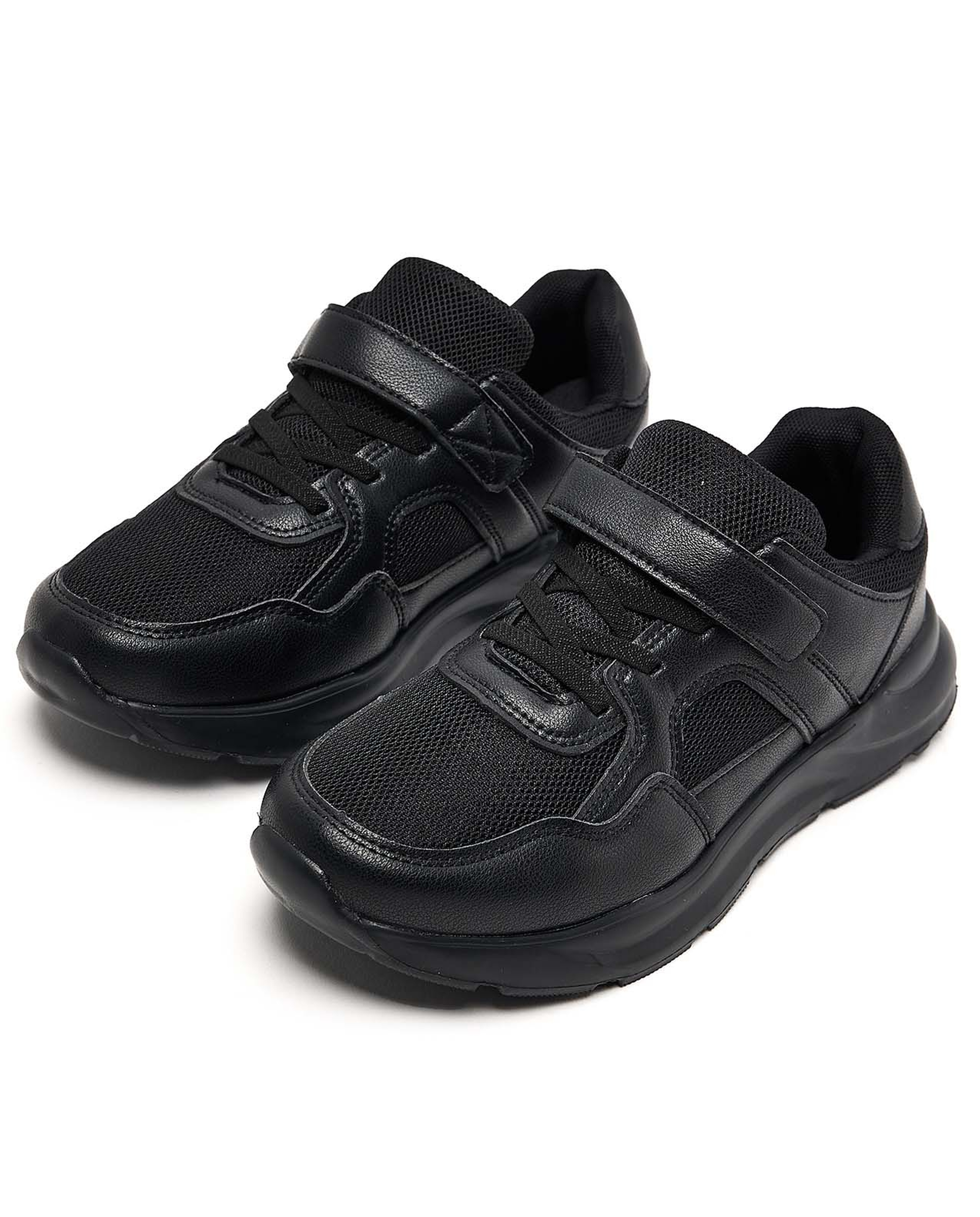 Textured School Velcro Shoes