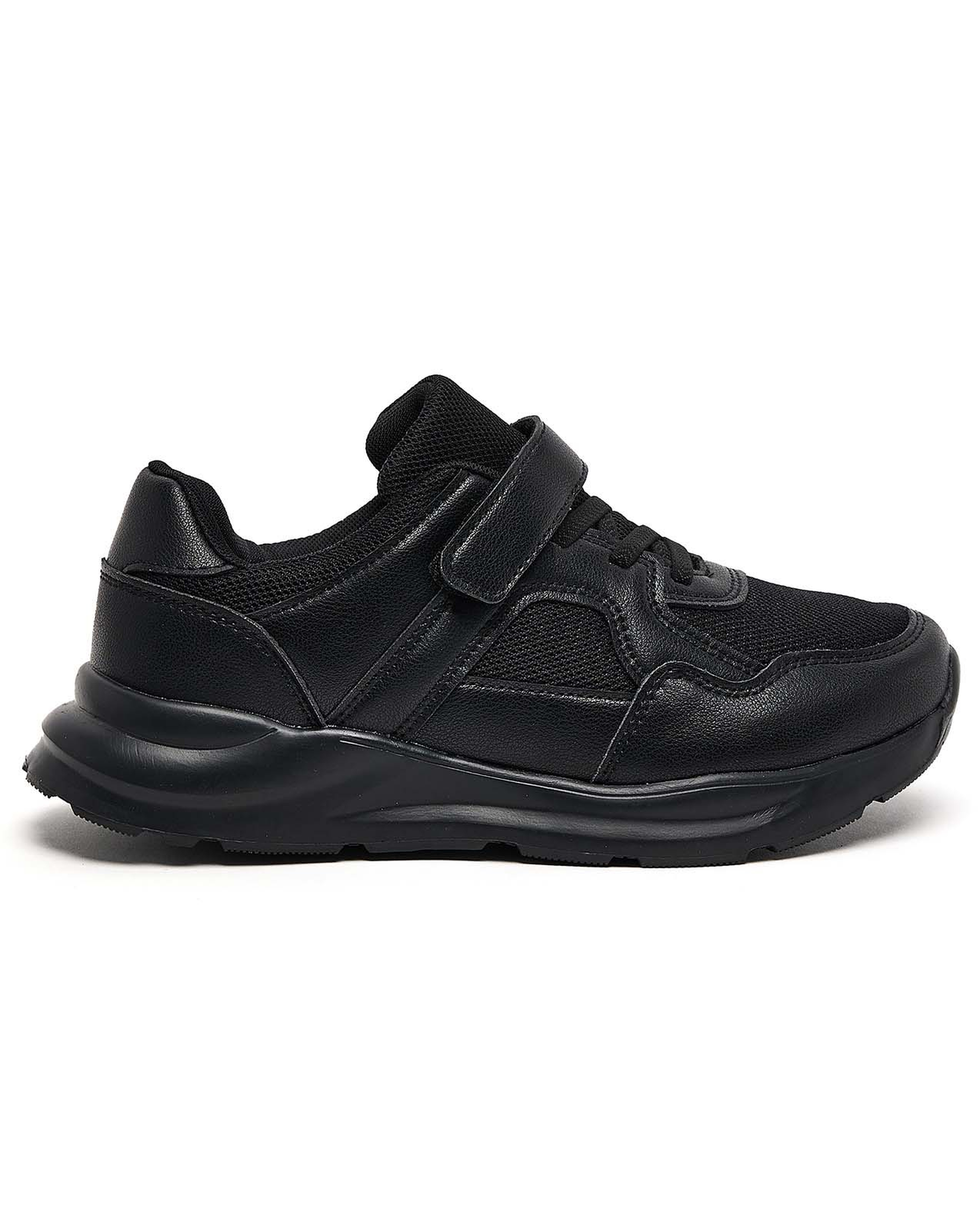 Textured School Velcro Shoes