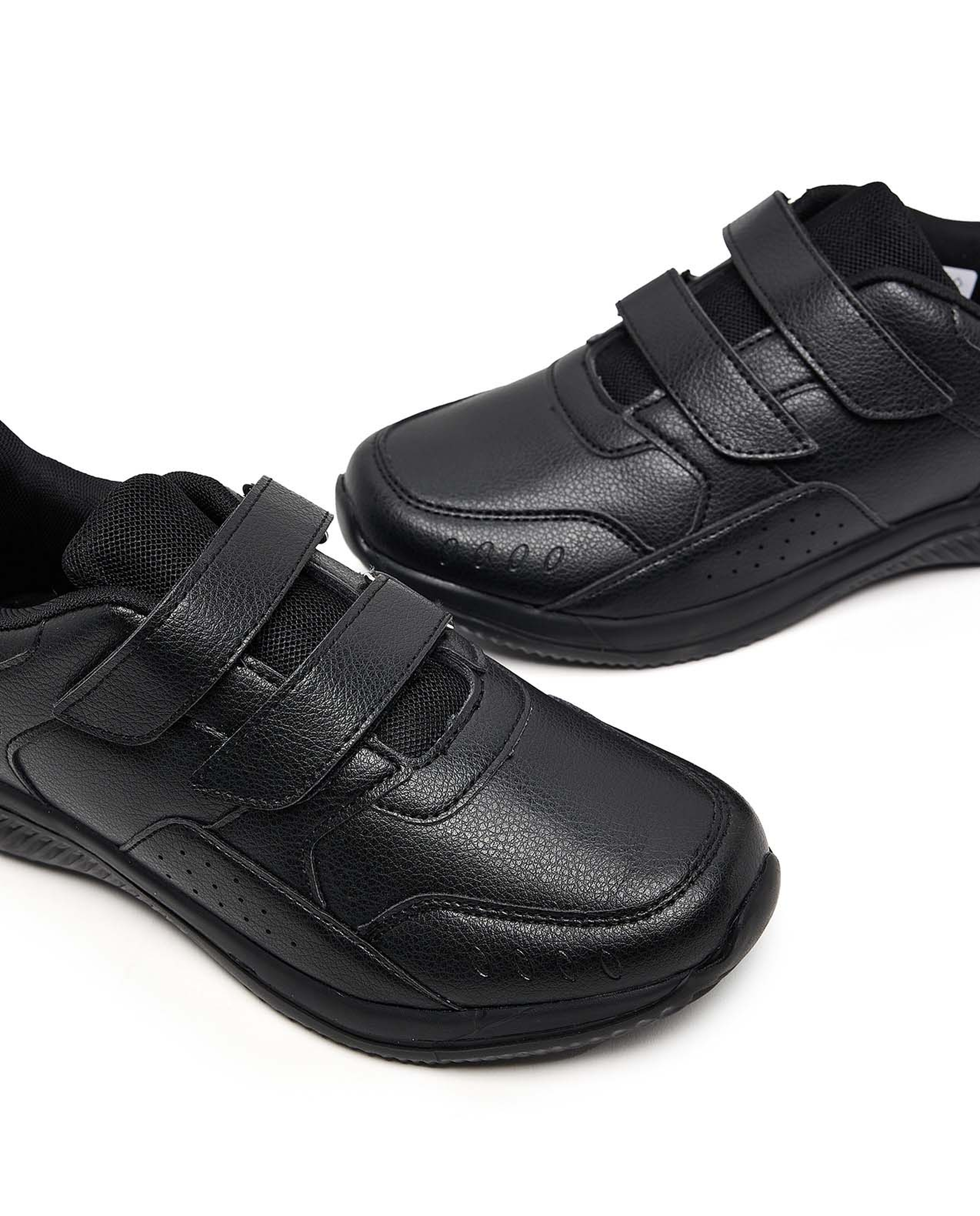 Solid School Velcro Shoes