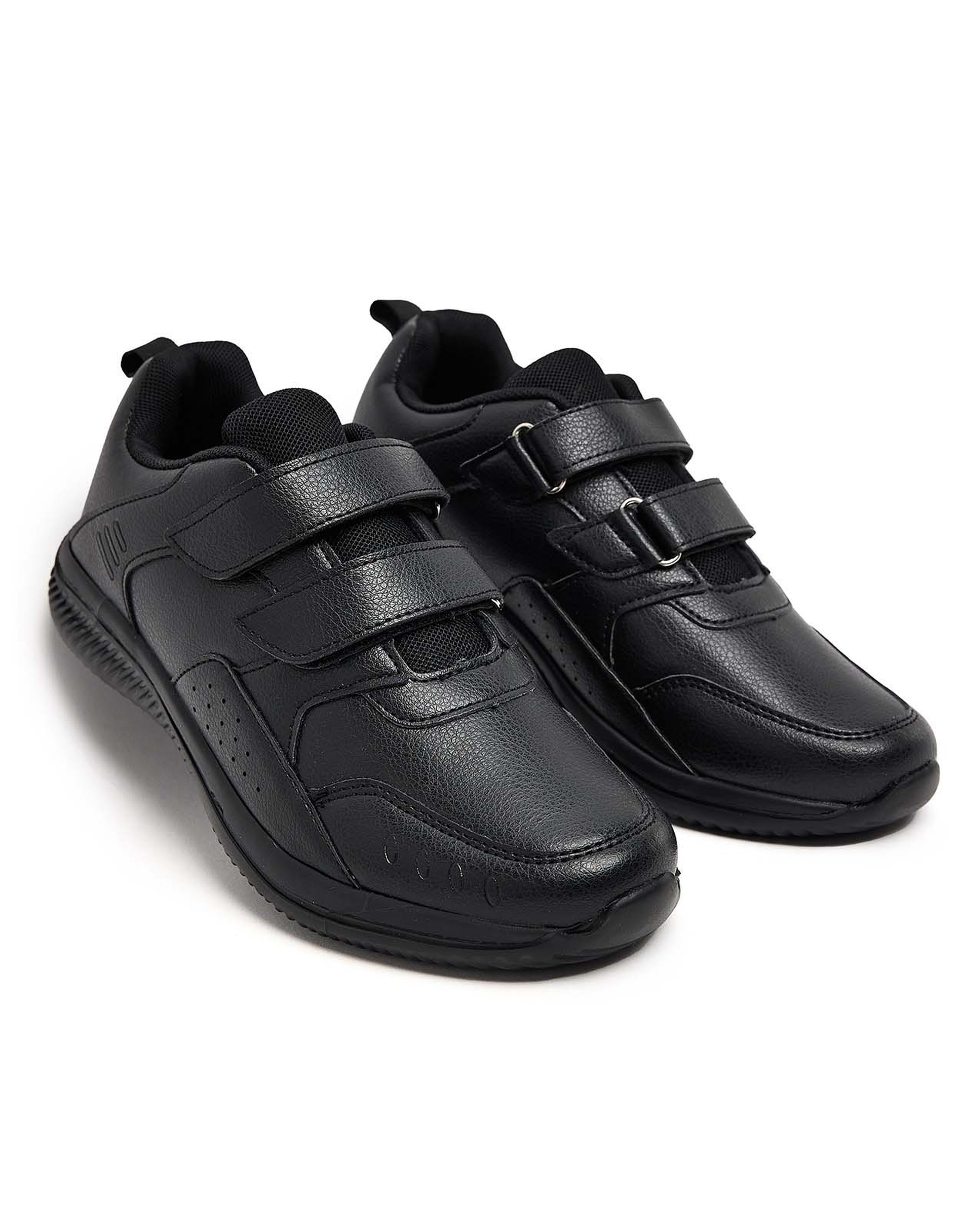 Solid School Velcro Shoes