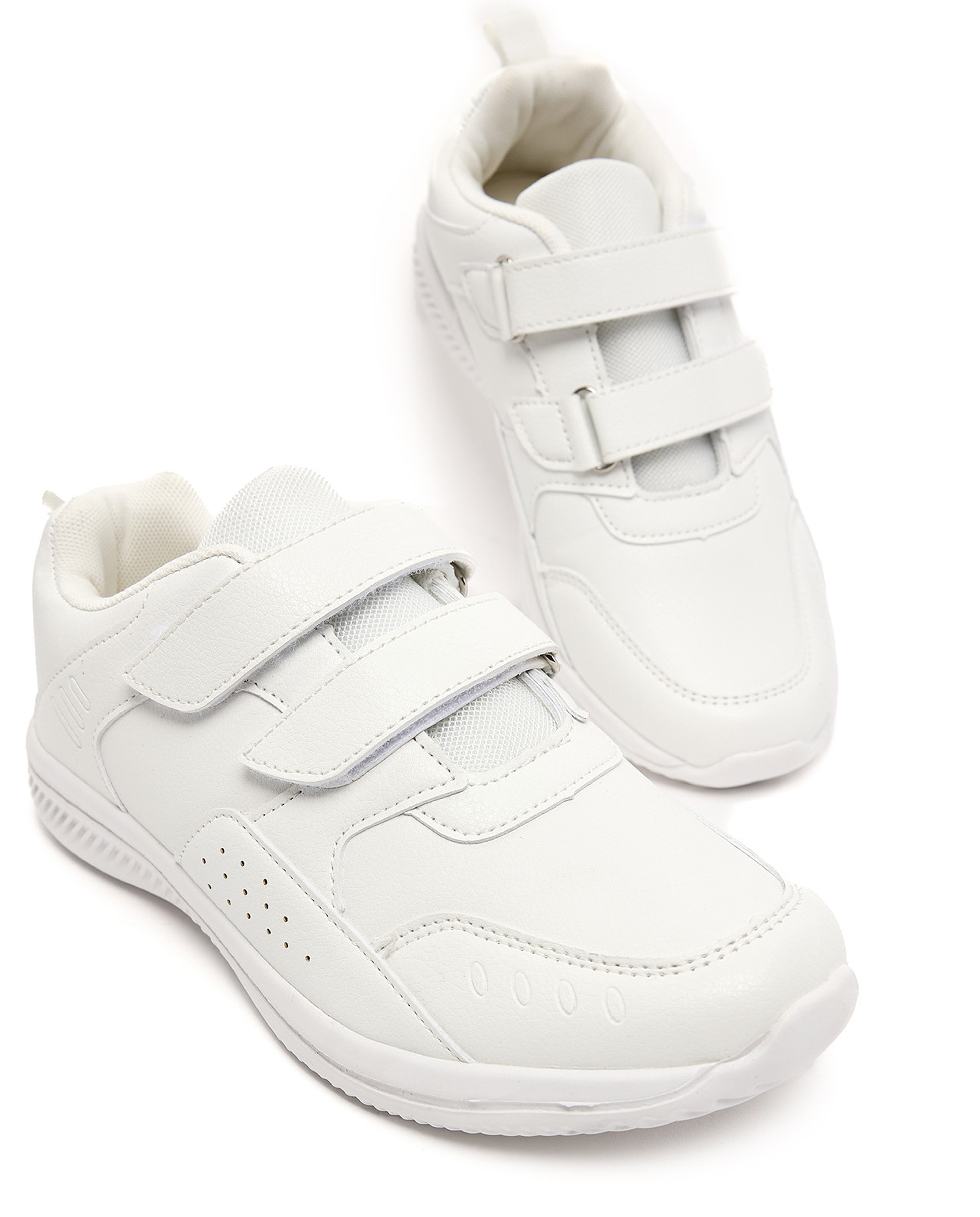 Solid School Velcro Shoes
