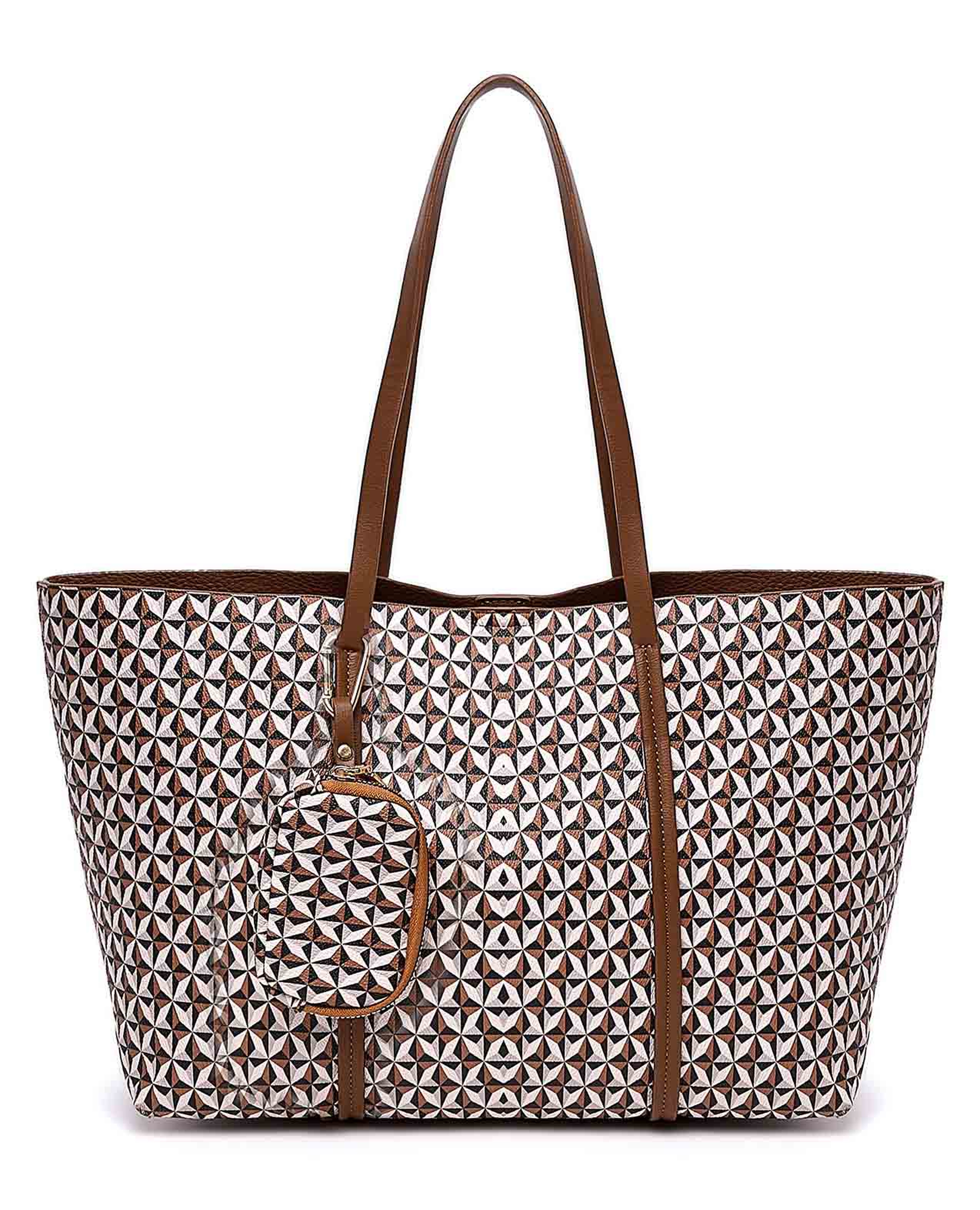 حقيبة توت بنقشة