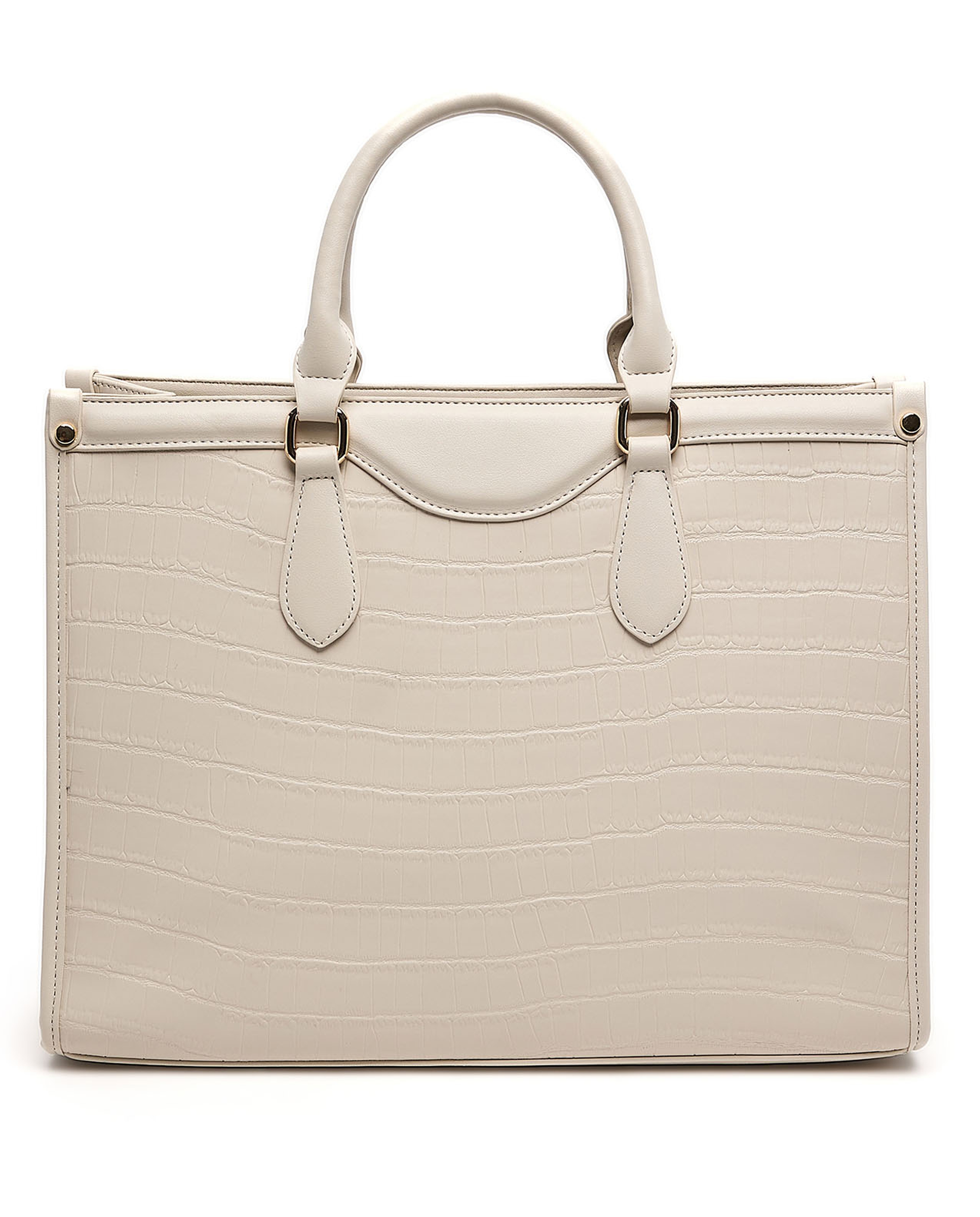 Textured Satchel Bag