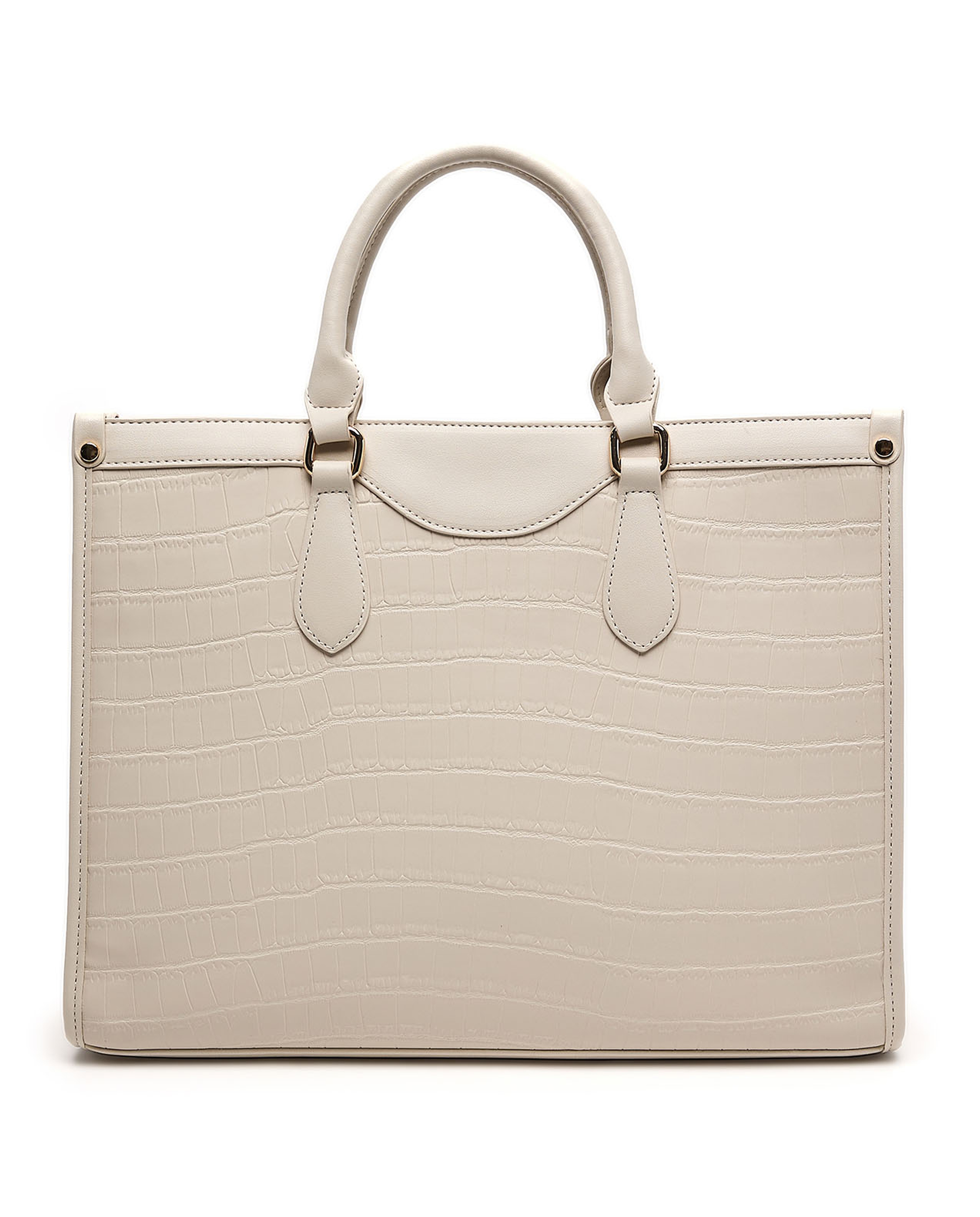 Textured Satchel Bag