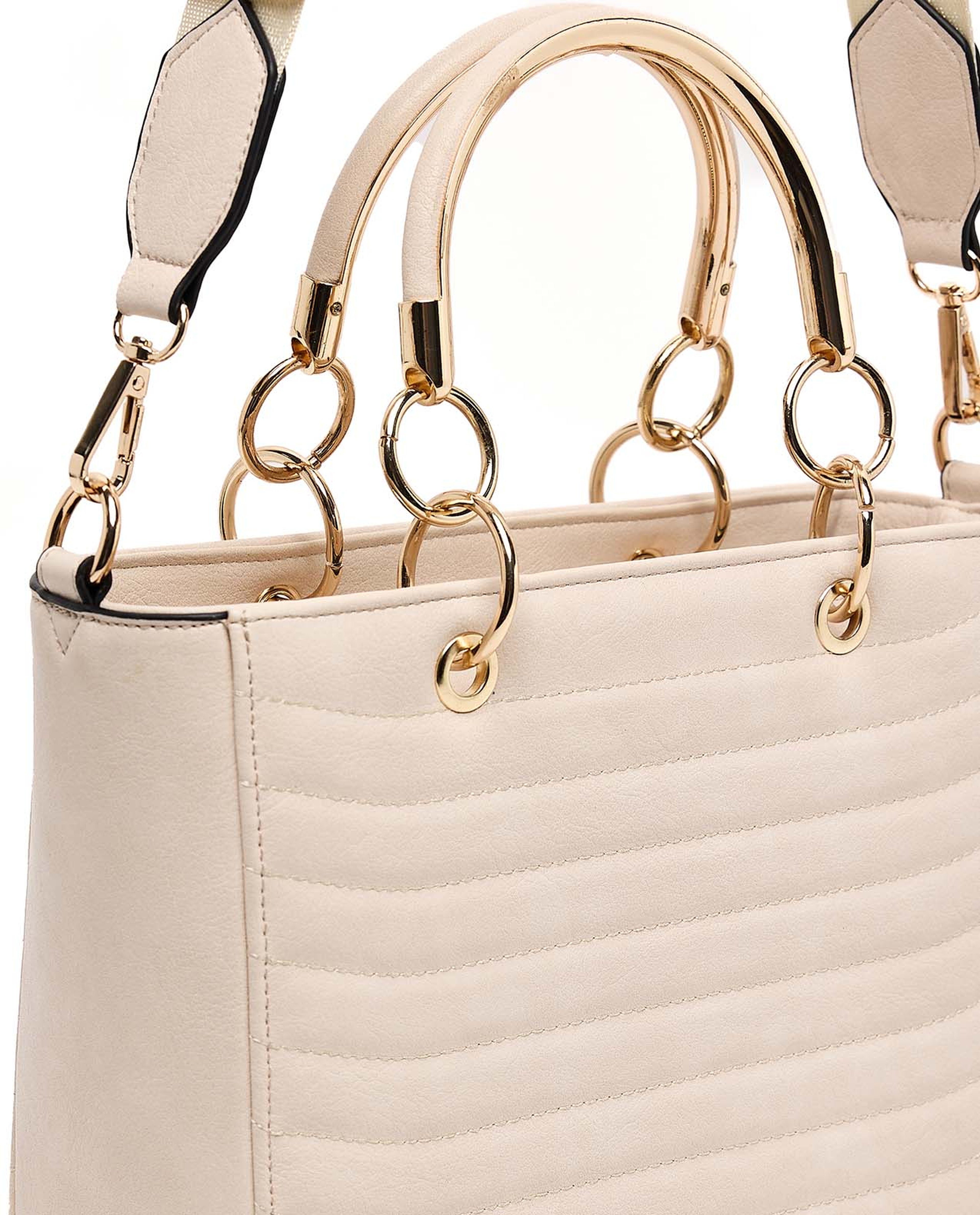 Quilted Satchel Bag