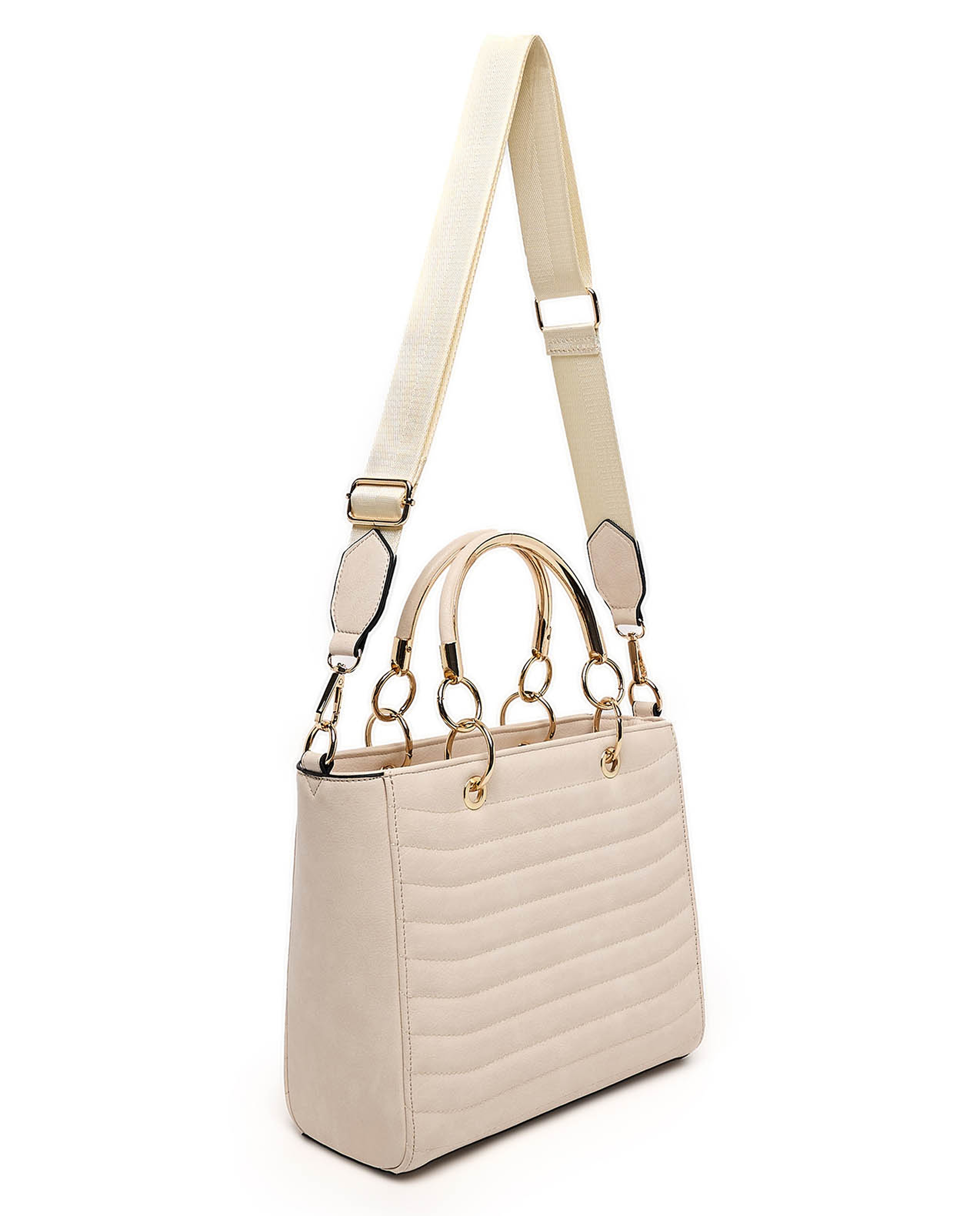 Quilted Satchel Bag