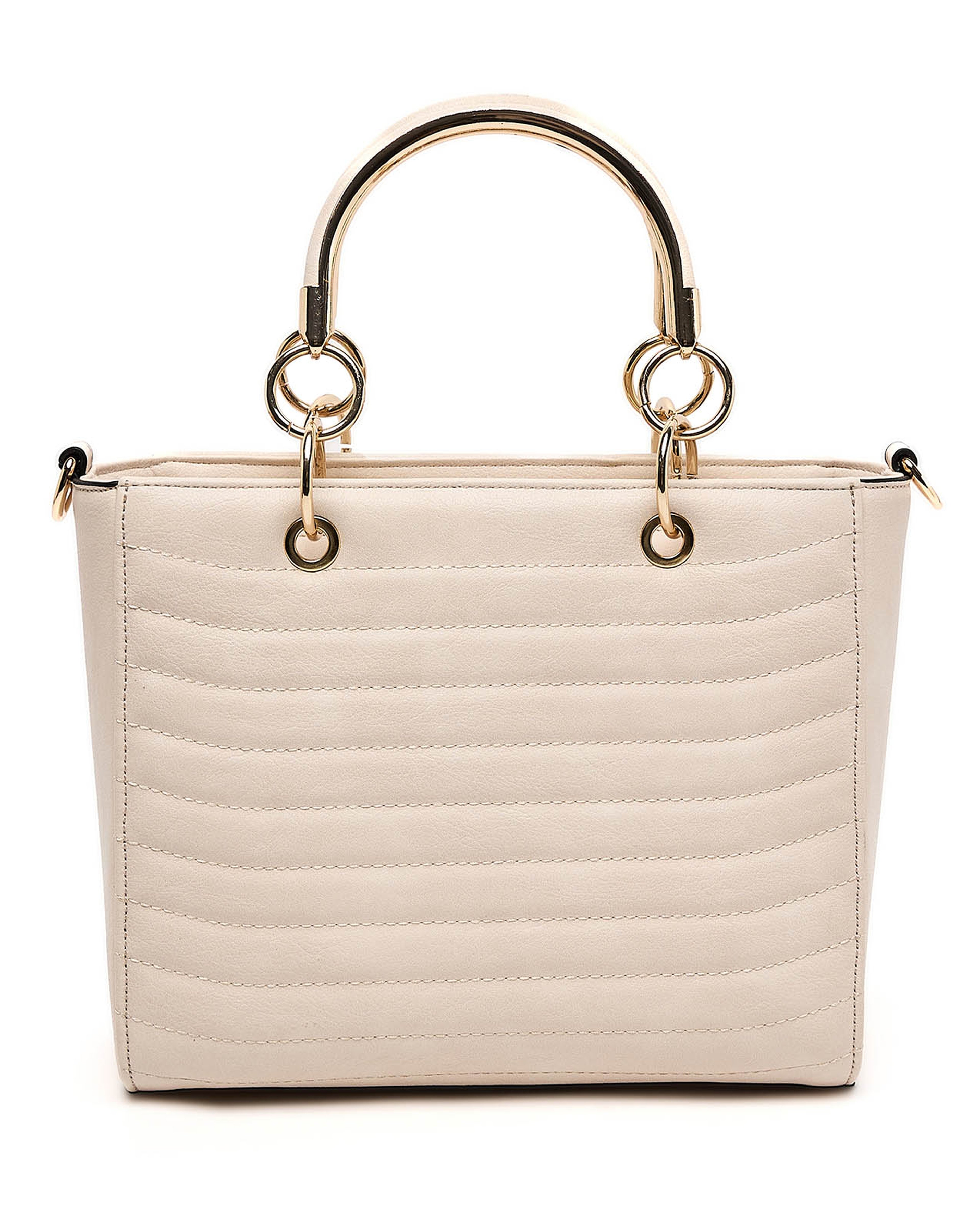 Quilted Satchel Bag