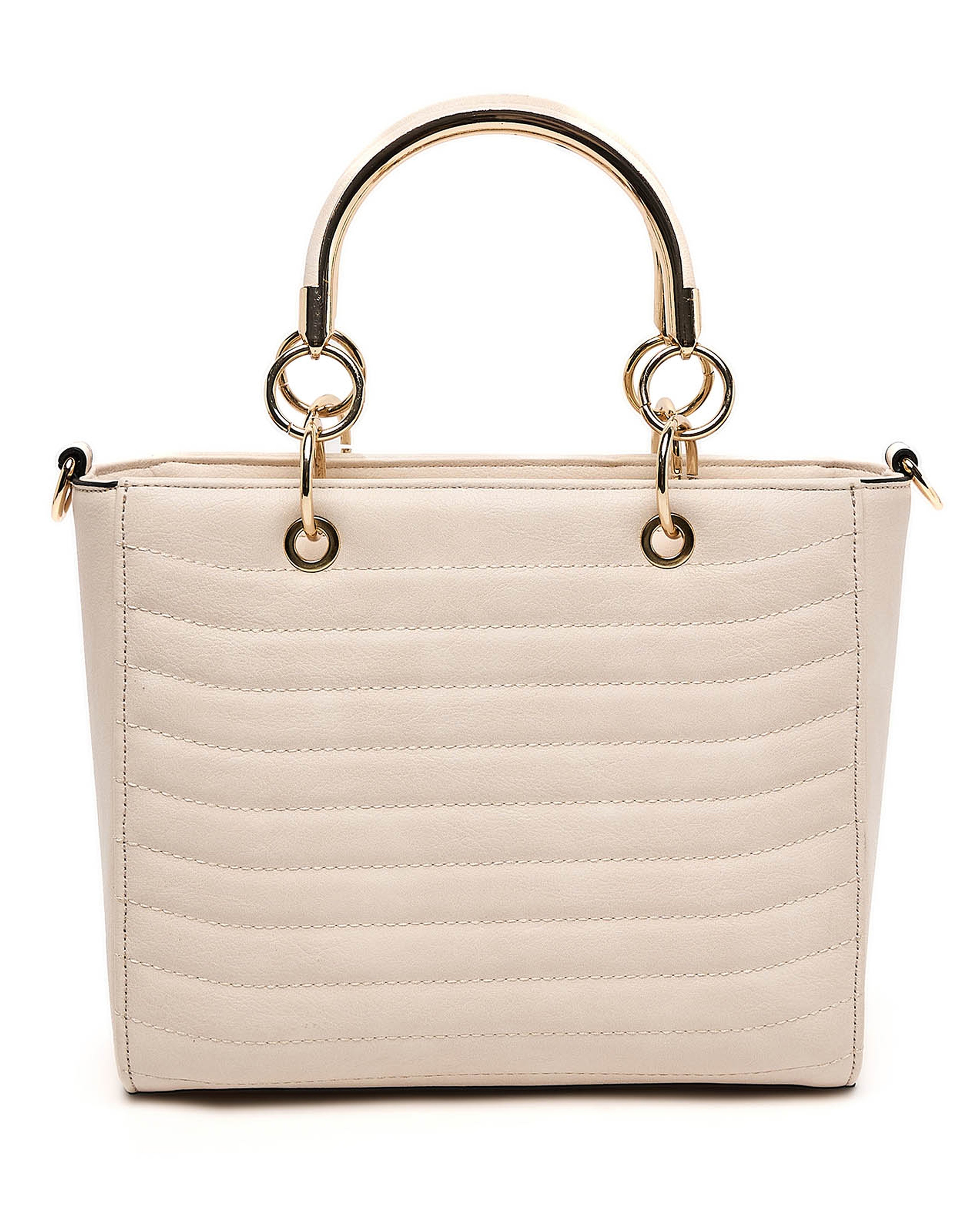 Quilted Satchel Bag