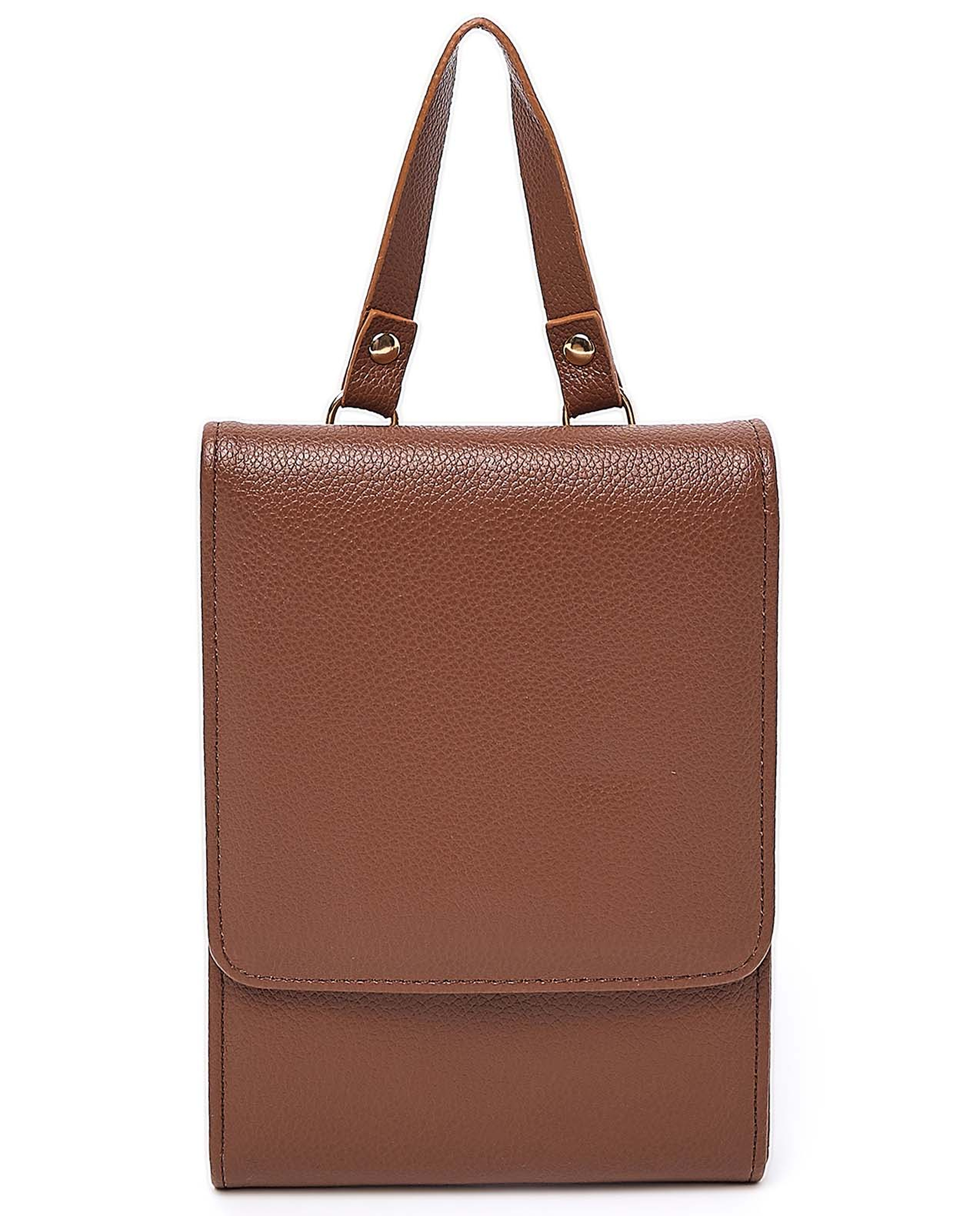 Solid Phone Crossbody Bag