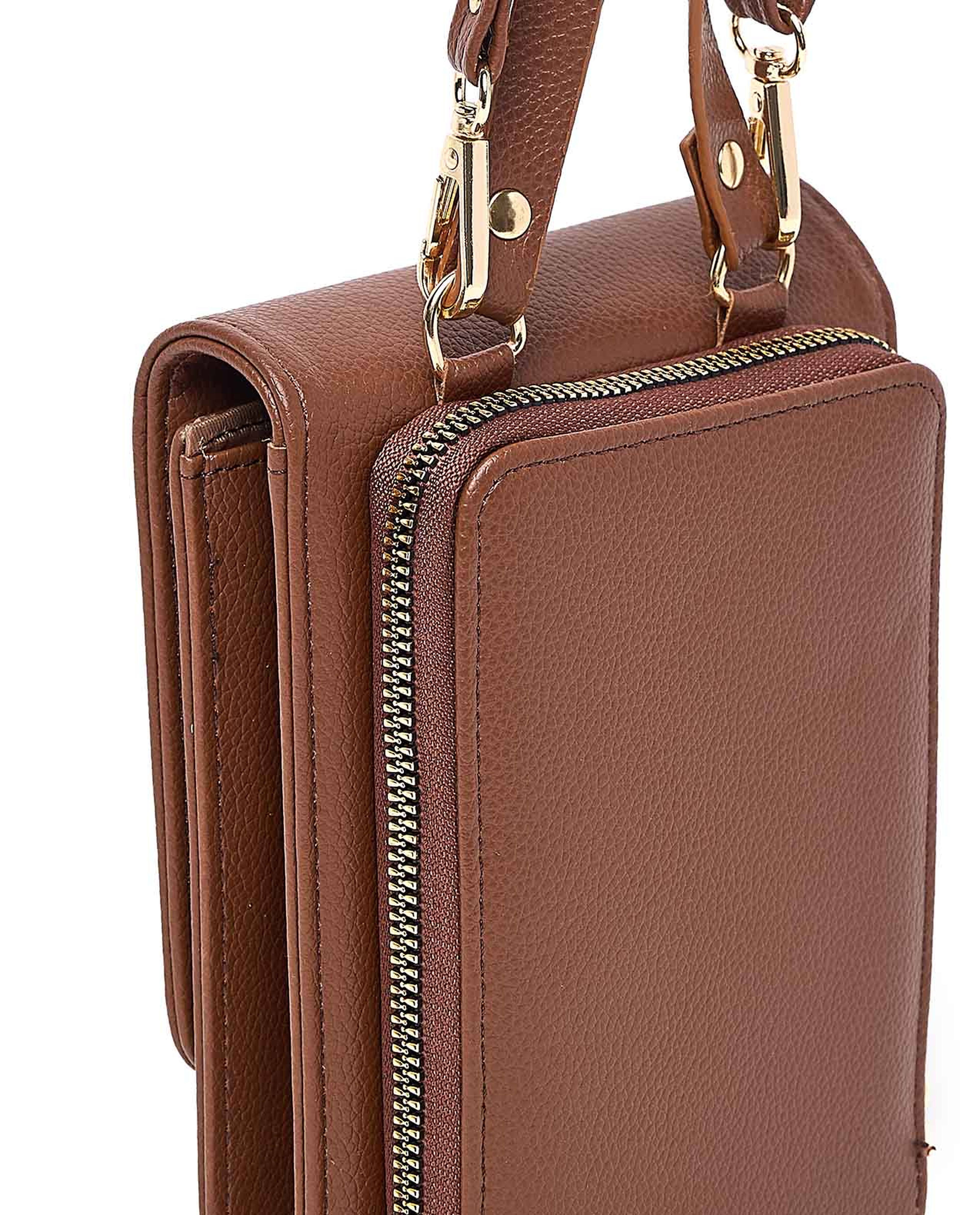 Solid Phone Crossbody Bag