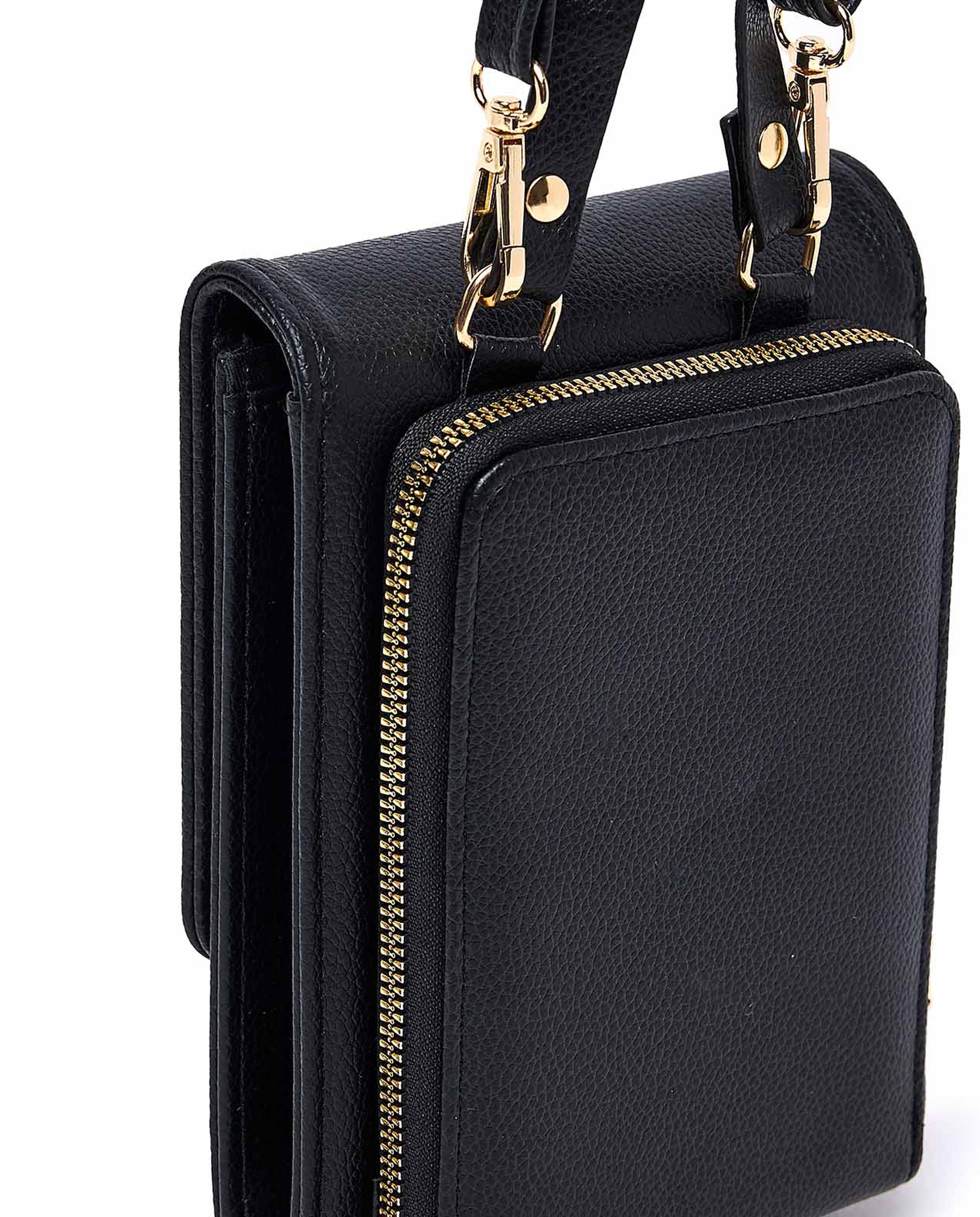 Solid Phone Crossbody Bag