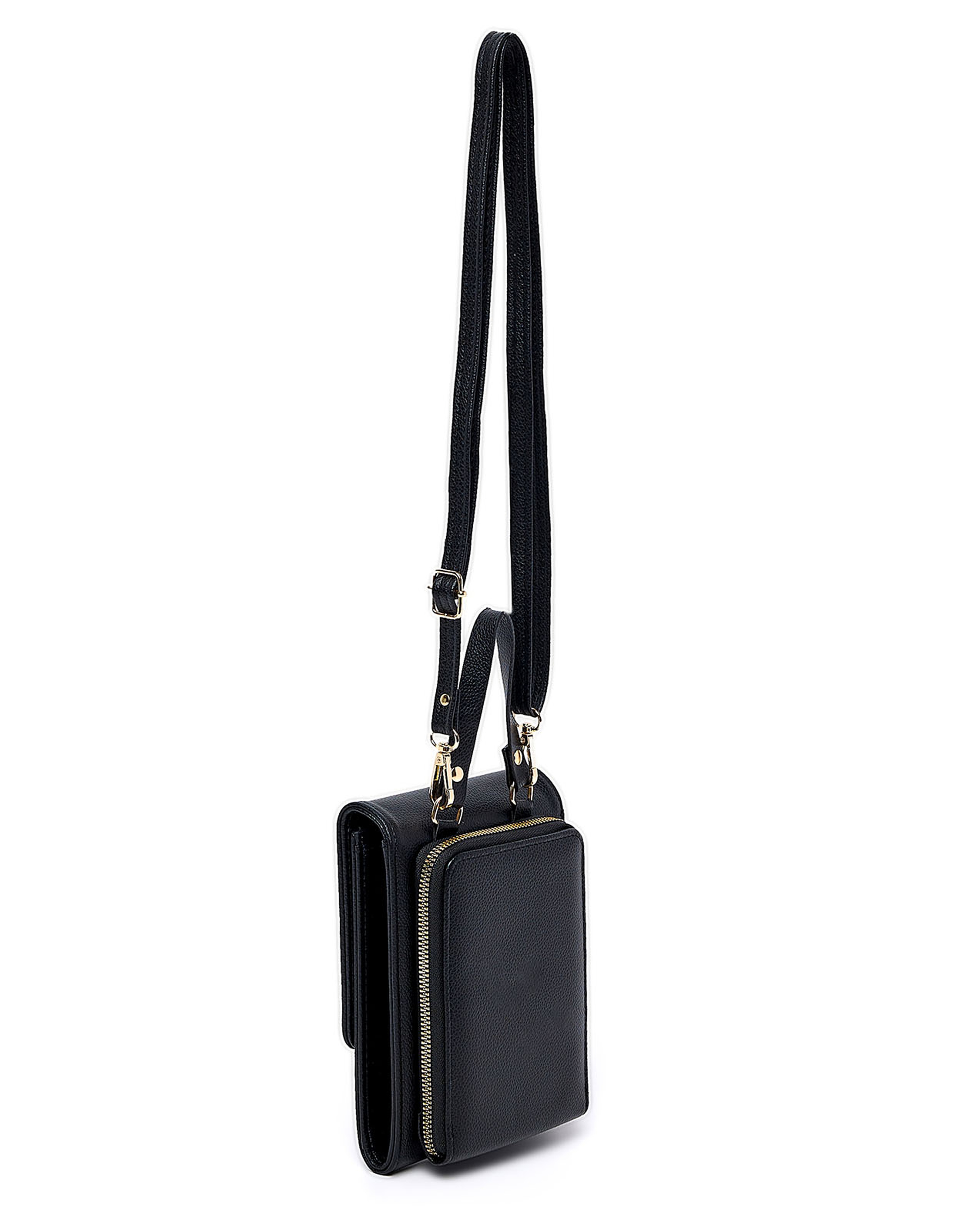 Solid Phone Crossbody Bag