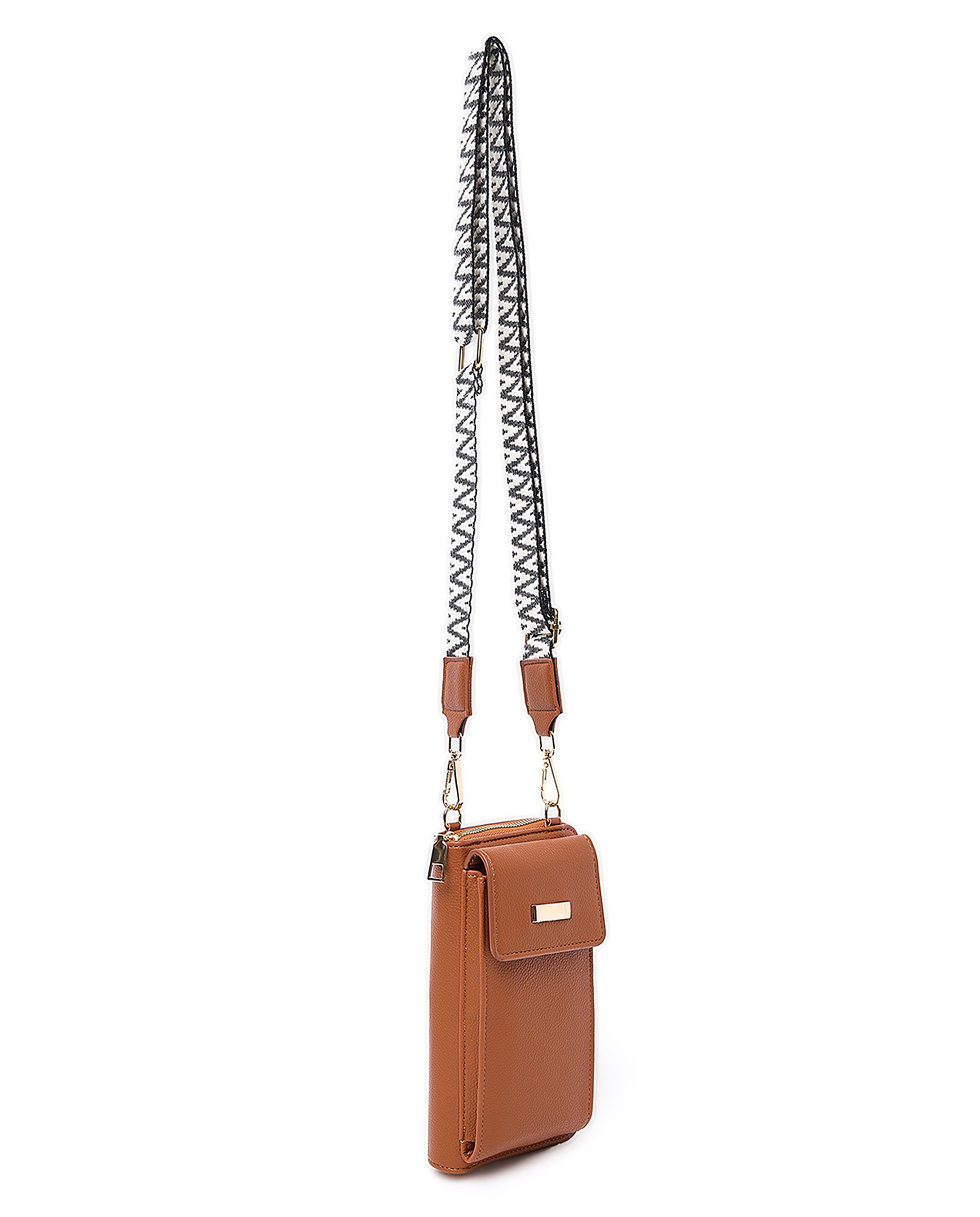 Solid Phone Crossbody Bag