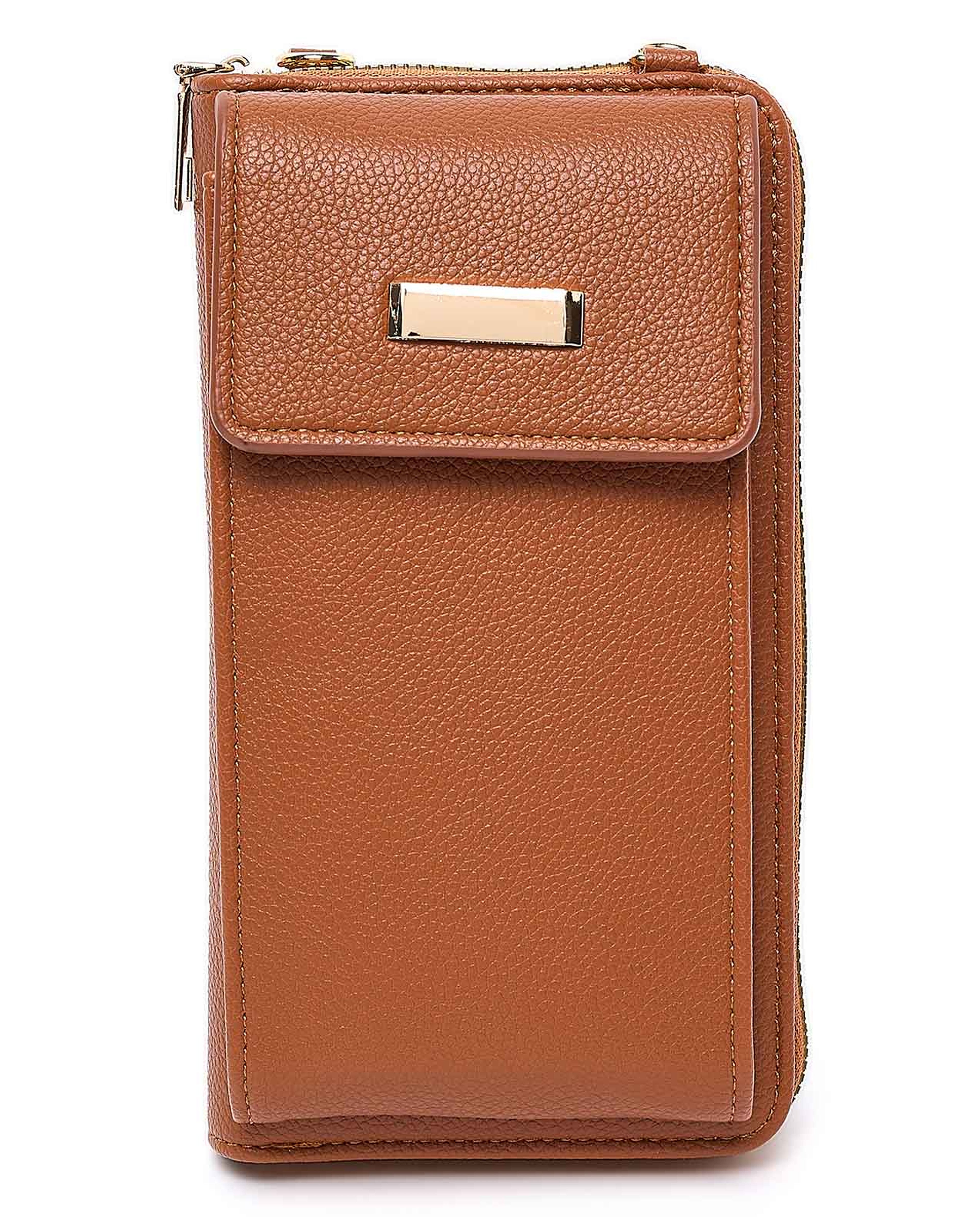 Solid Phone Crossbody Bag