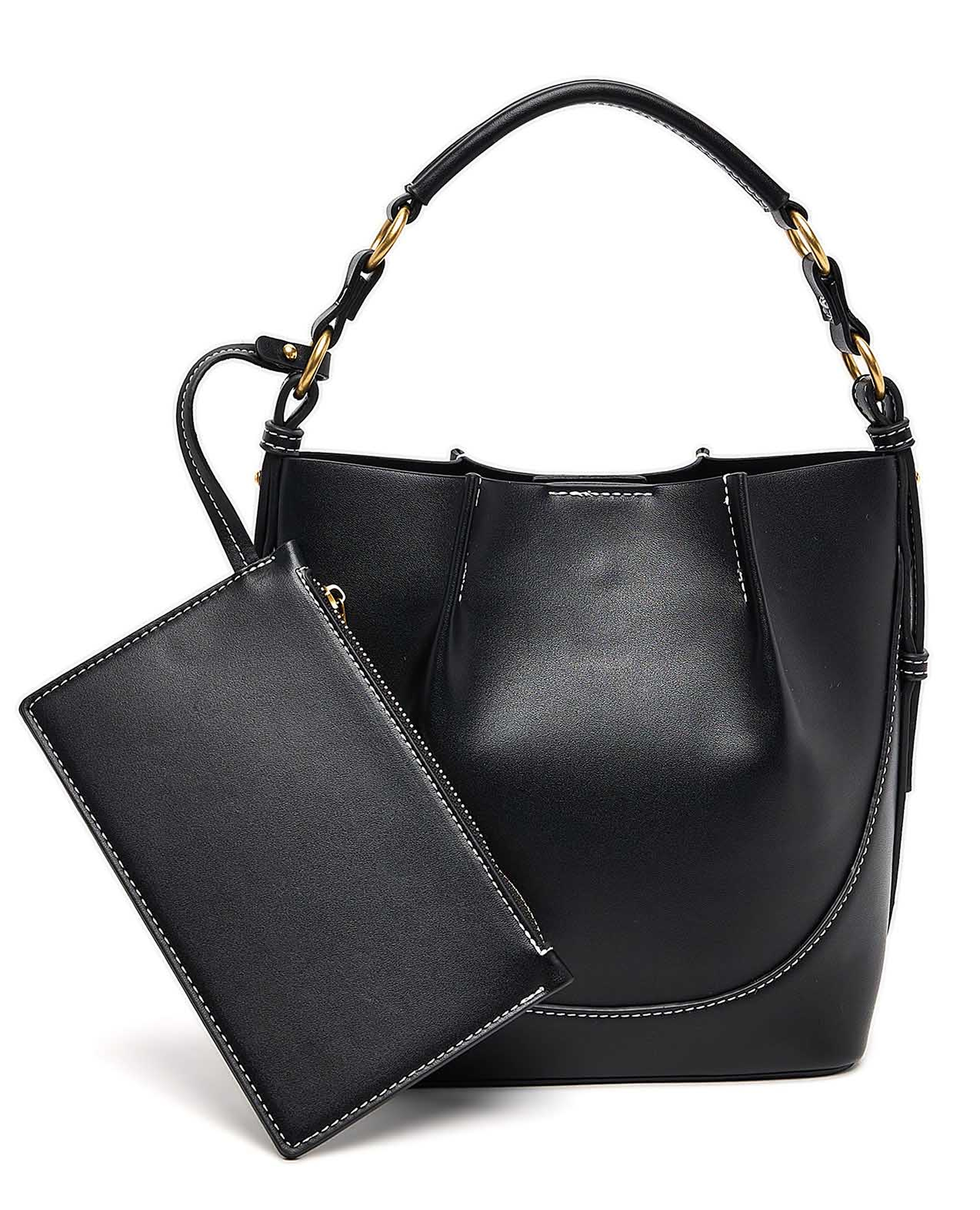 Textured Shoulder Bag