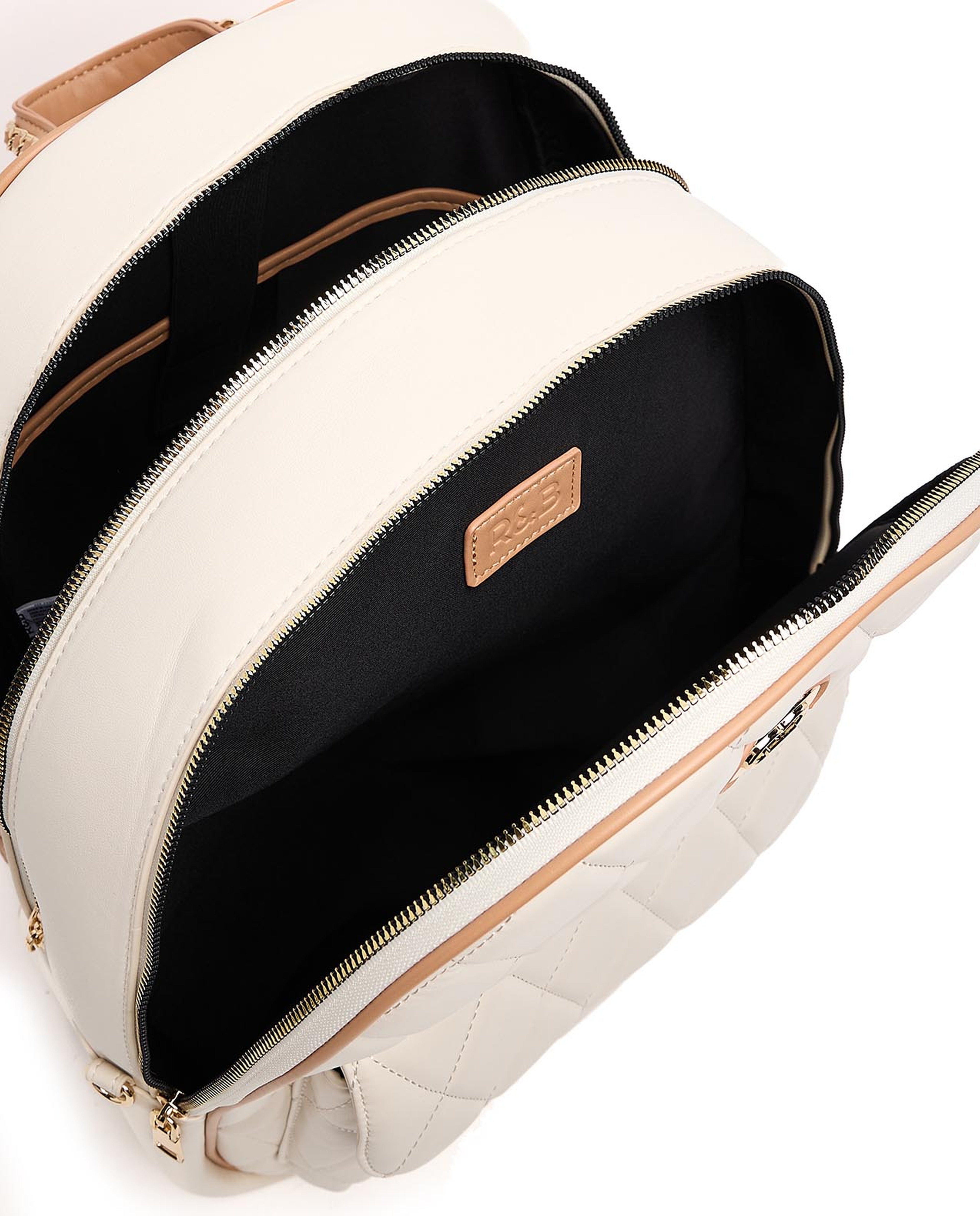 Quilted Zip-Around Backpack