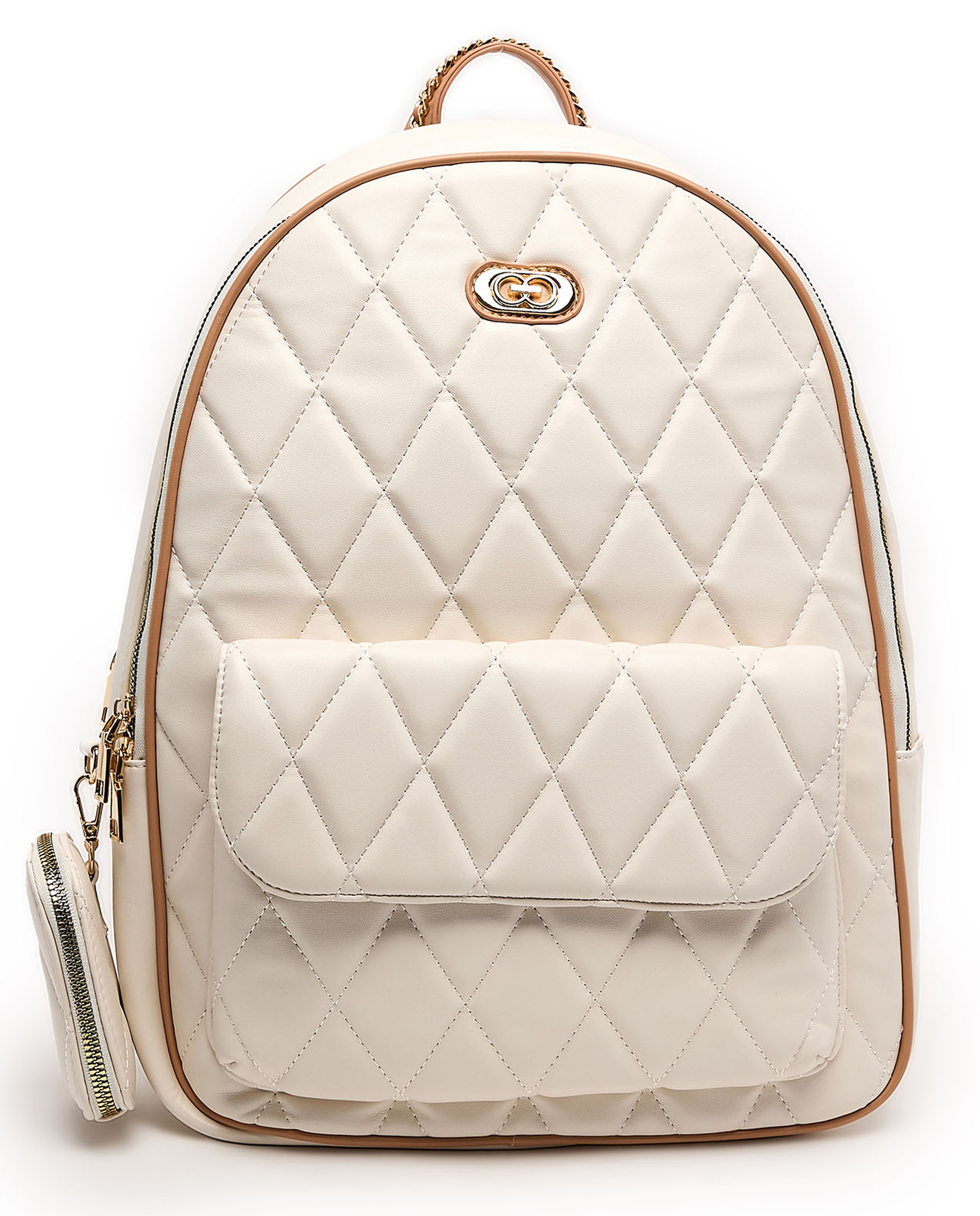 Quilted Zip-Around Backpack