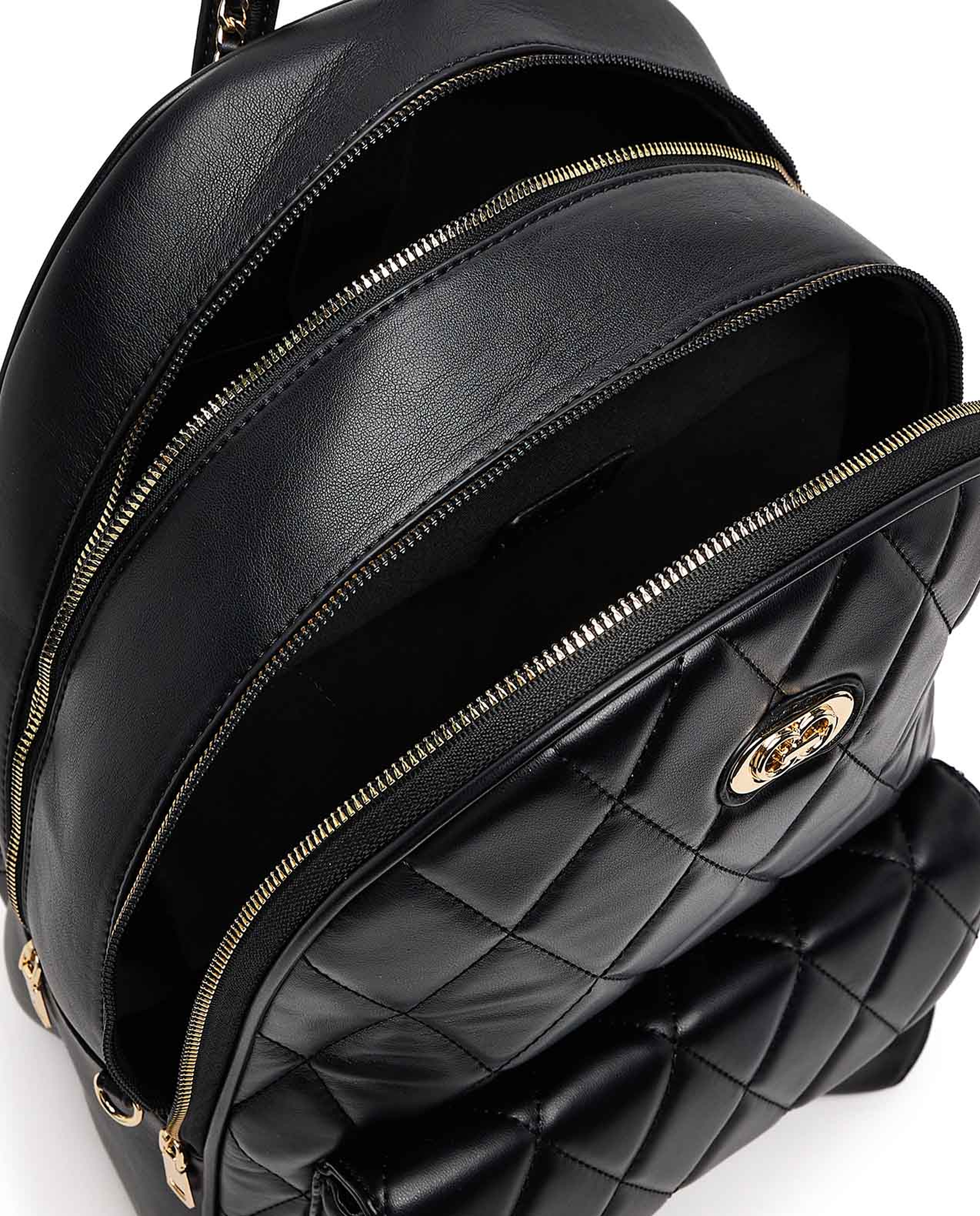 Quilted Zip-Around Backpack