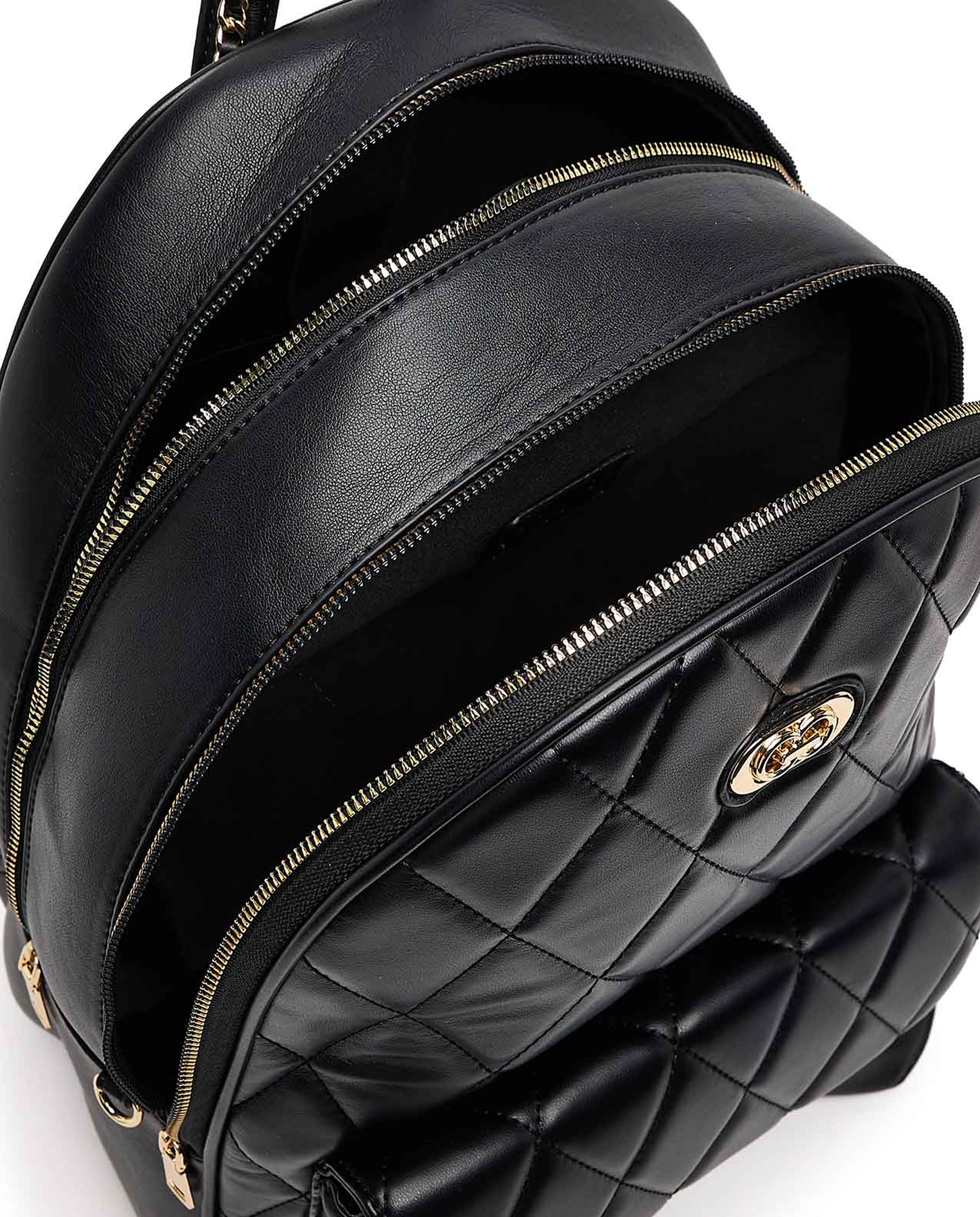 Quilted Zip-Around Backpack