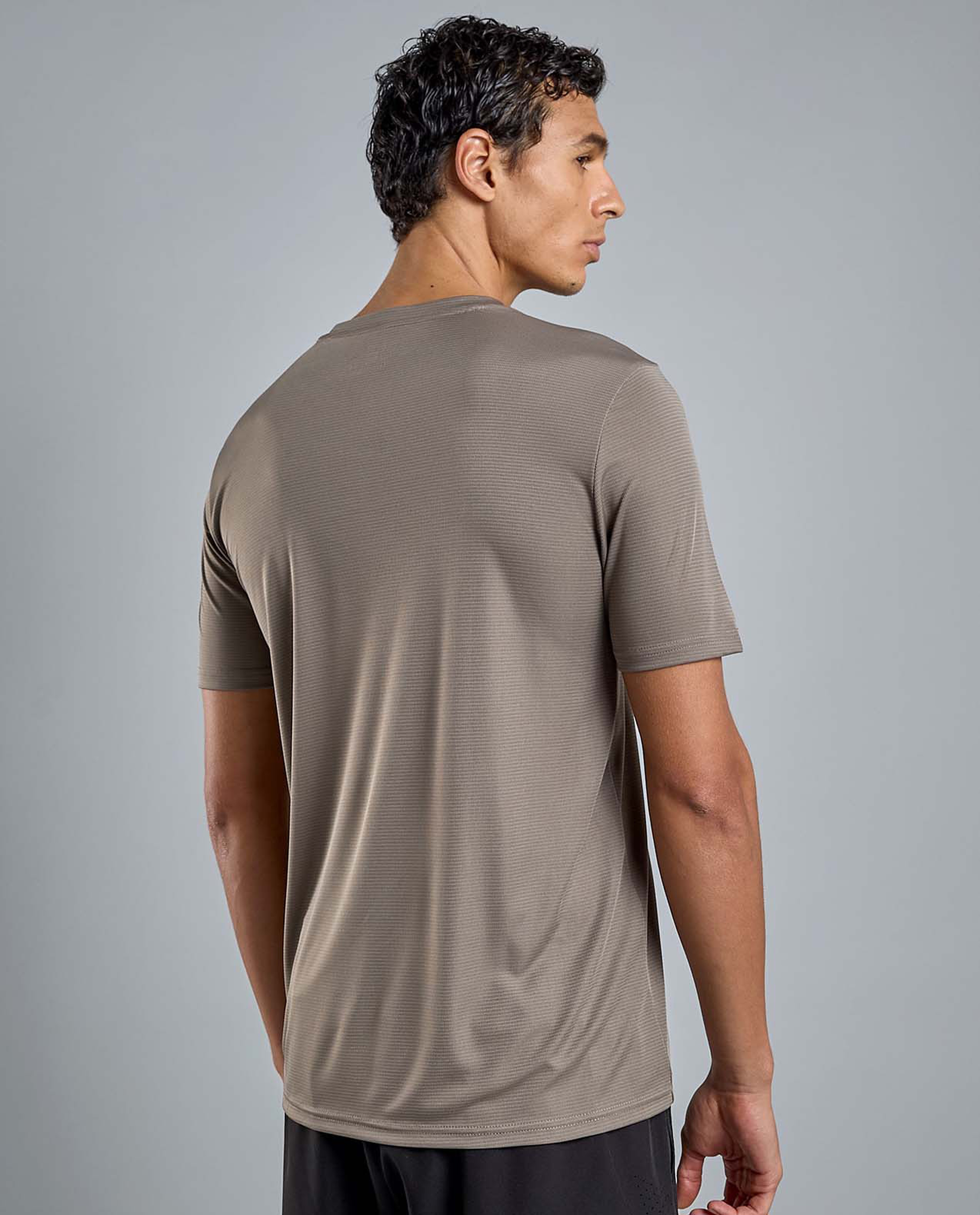 Printed Active T-Shirt with Crew Neck and Short Sleeves