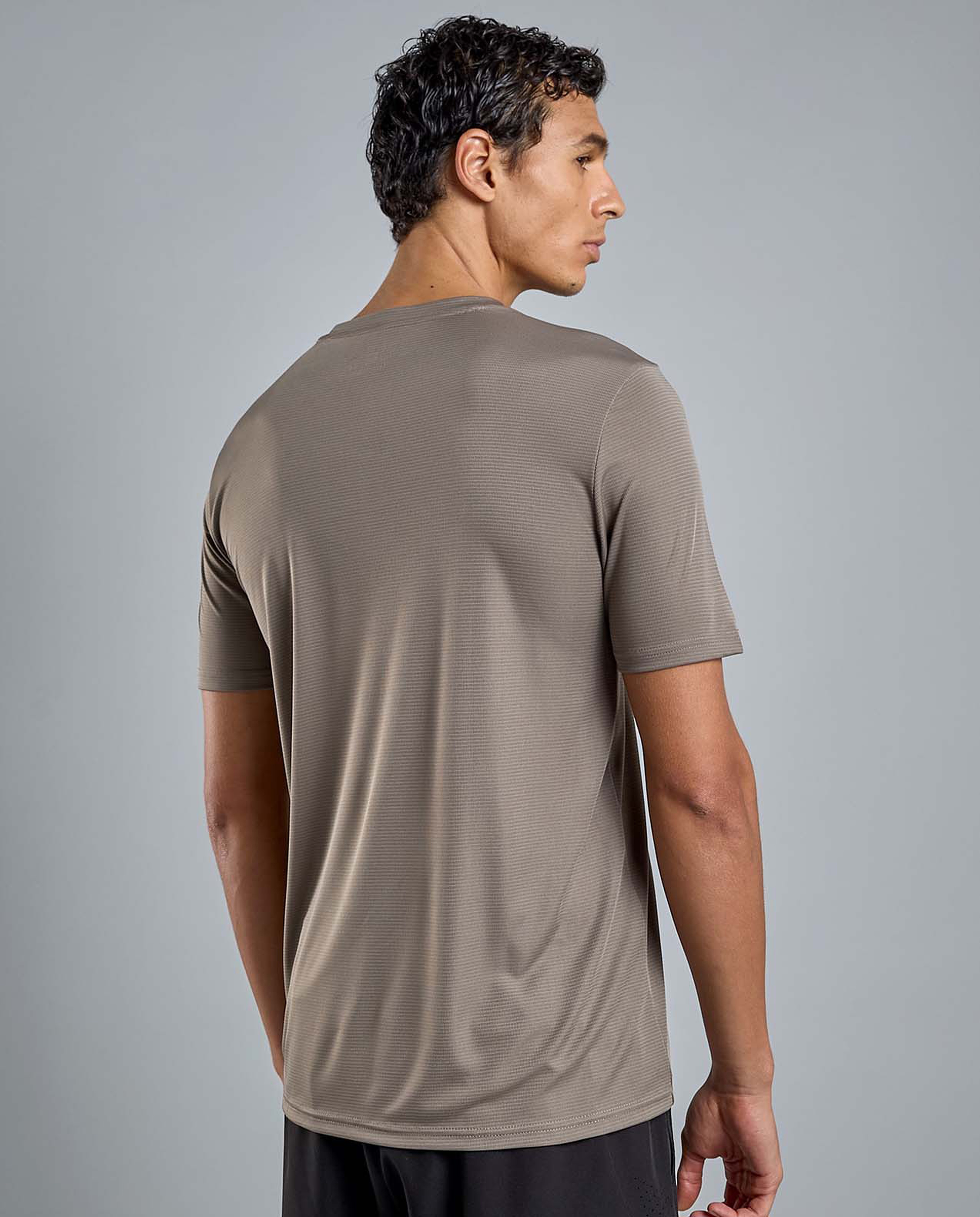 Printed Active T-Shirt with Crew Neck and Short Sleeves