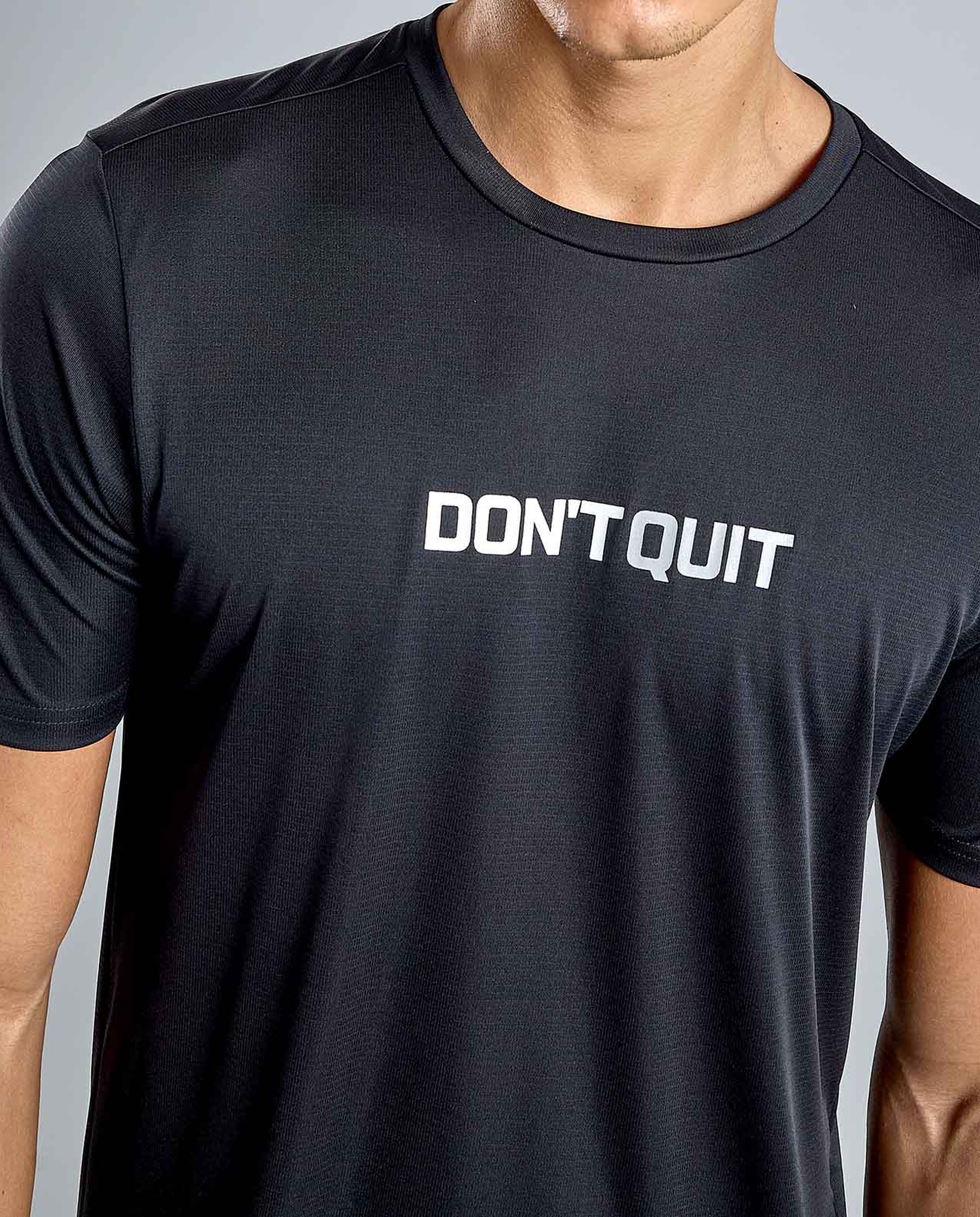 Printed Active T-Shirt with Crew Neck and Short Sleeves