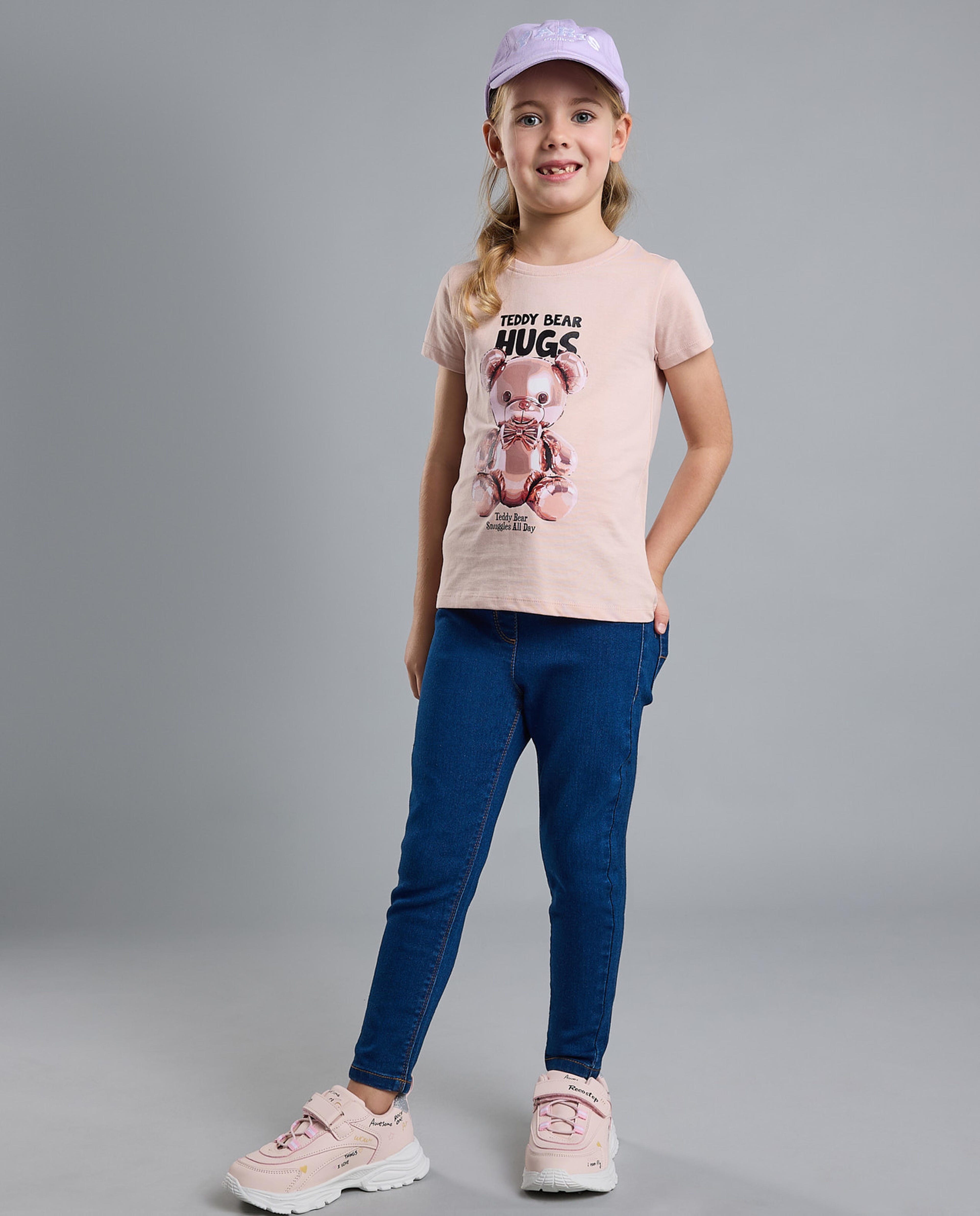 Solid Jeggings with Elastic Waist