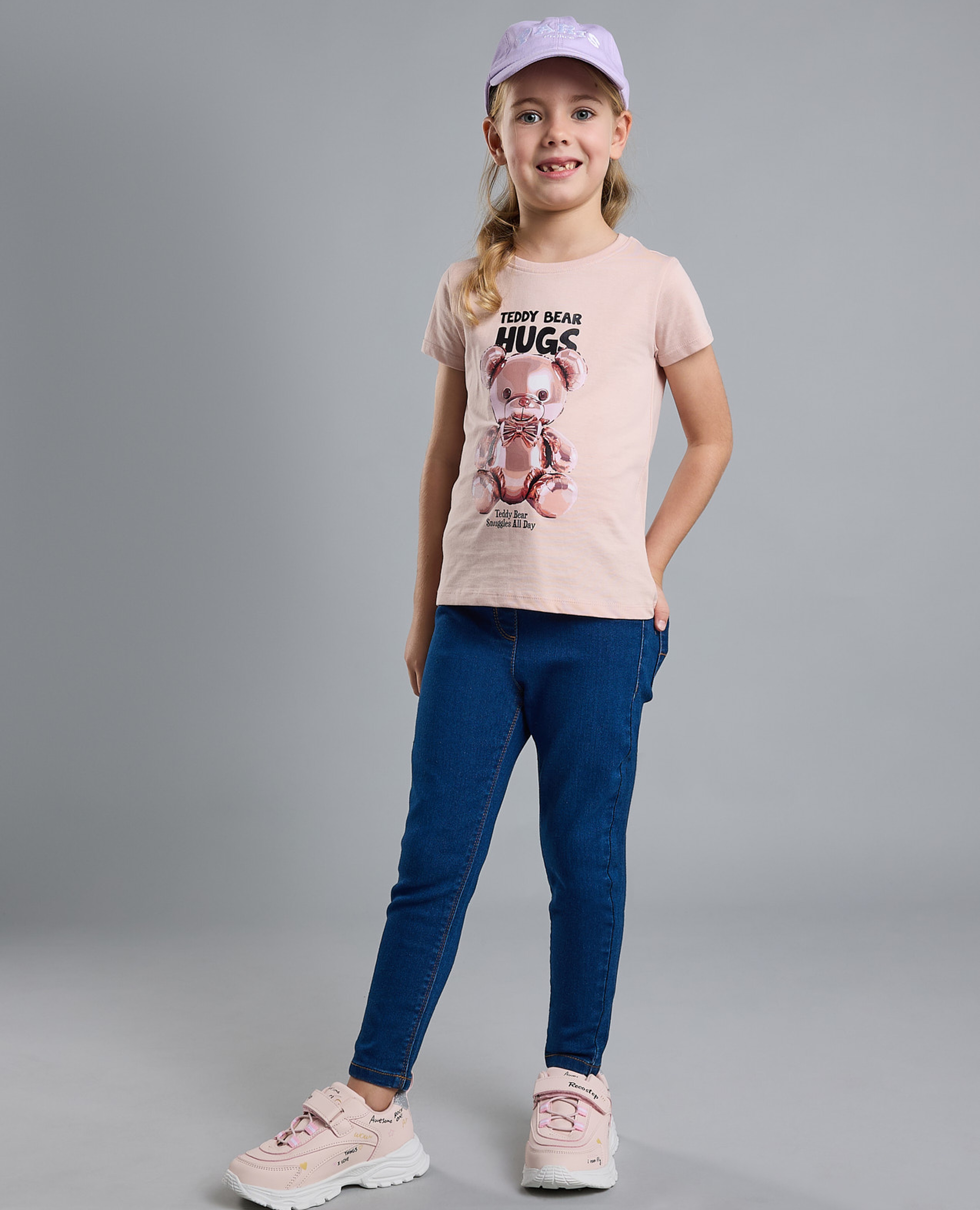 Solid Jeggings with Elastic Waist