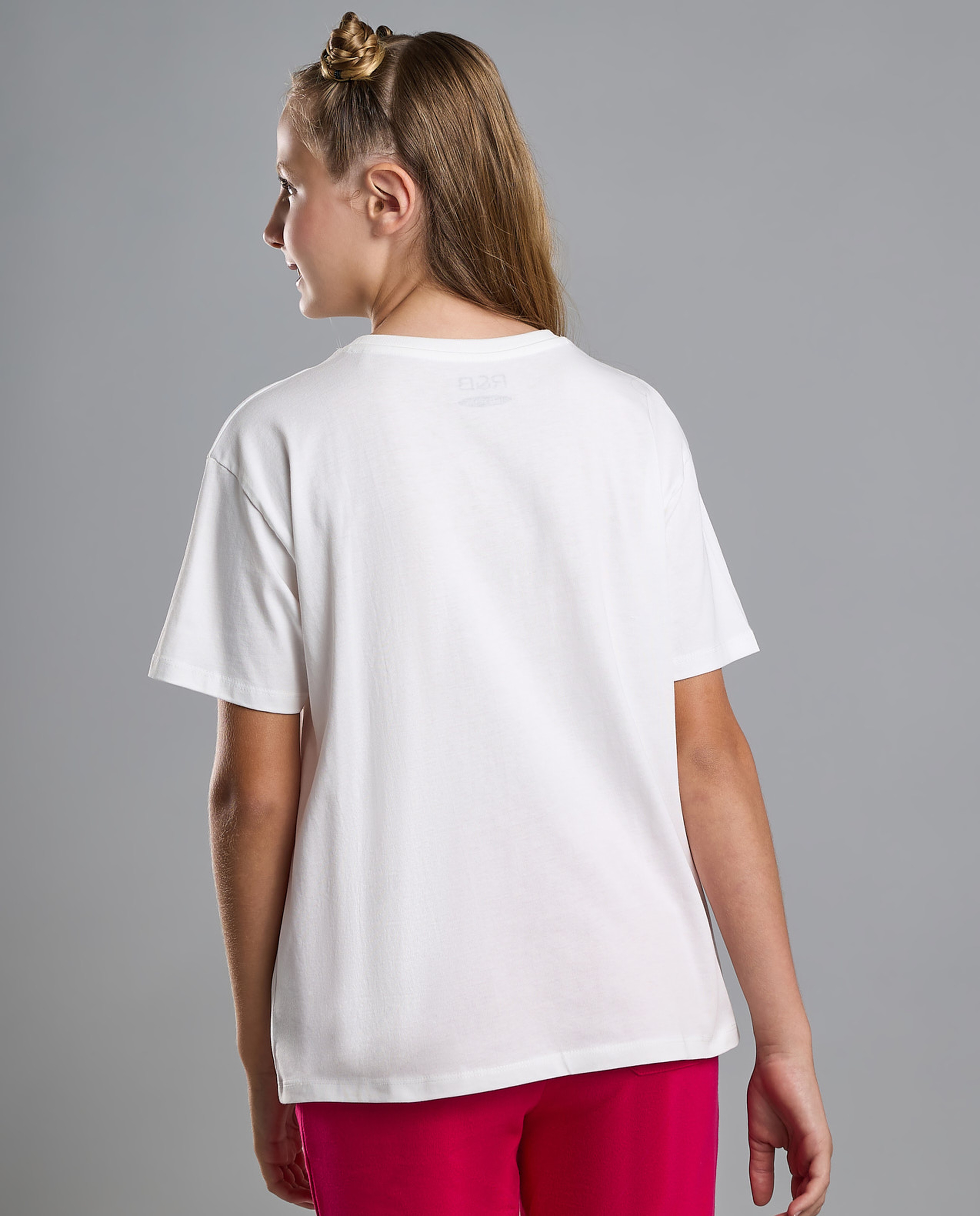 Printed T-Shirt with Crew Neck and Short Sleeves