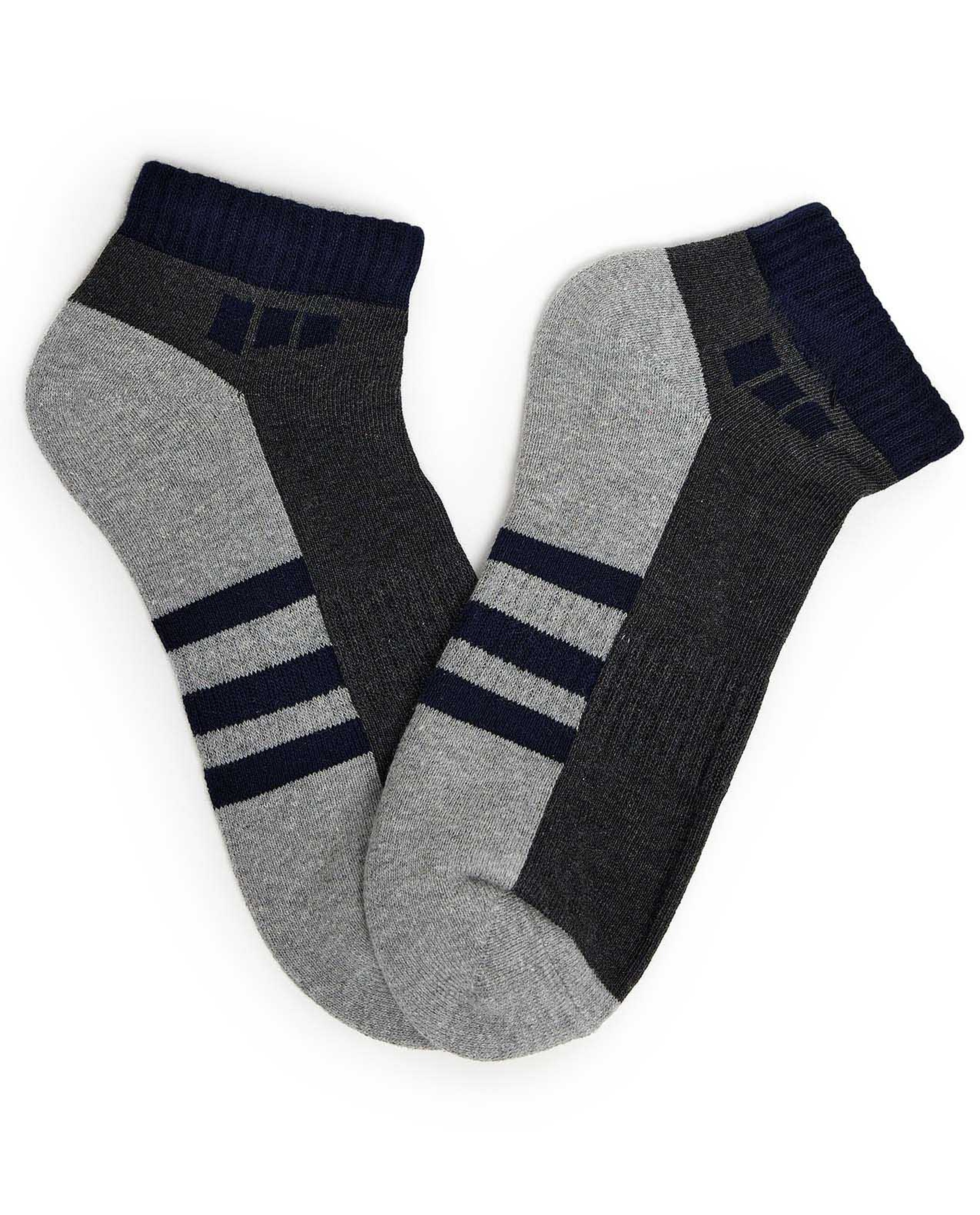 3 Pack Patterned Ankle Socks