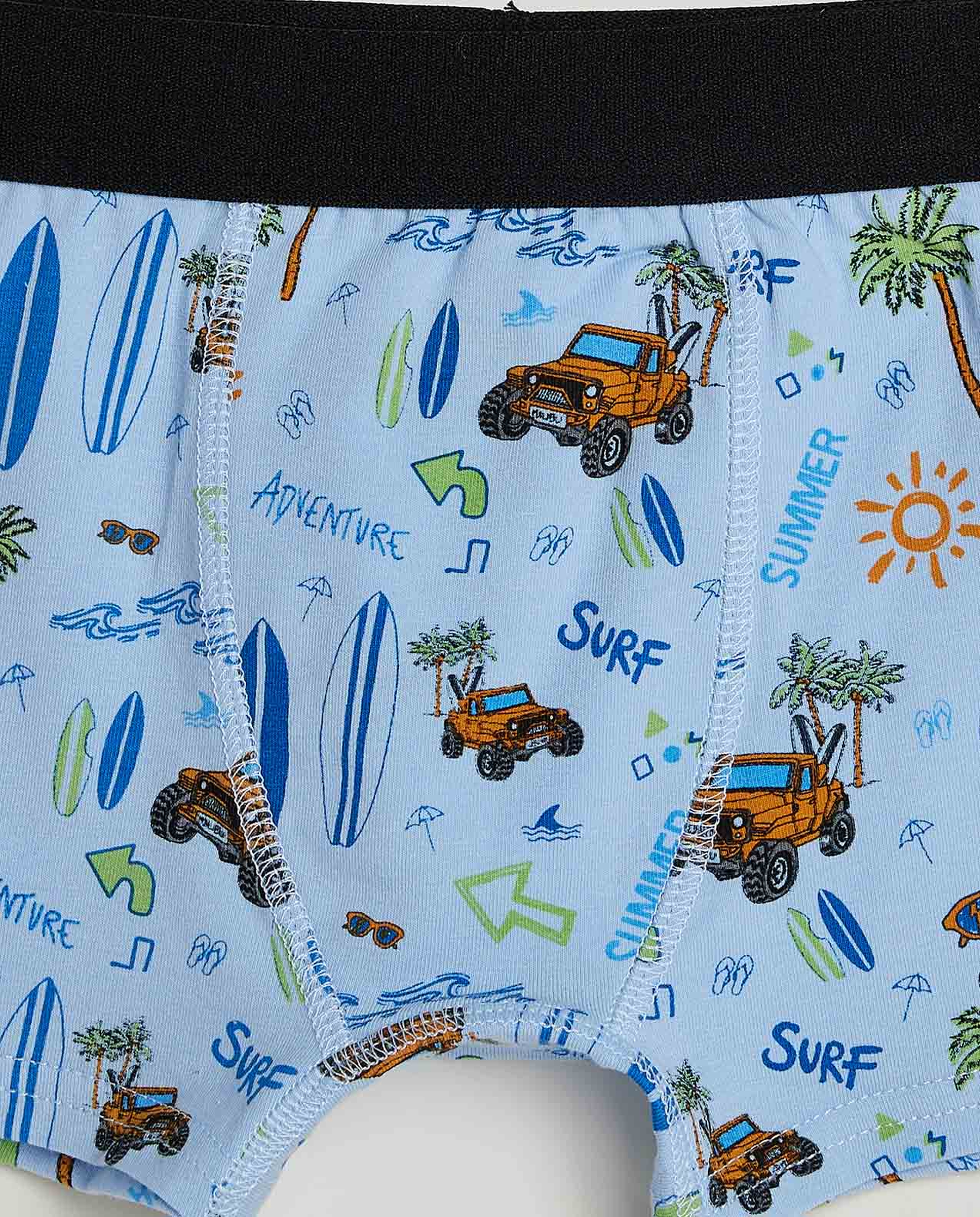 2 Pack Printed Boxer Briefs