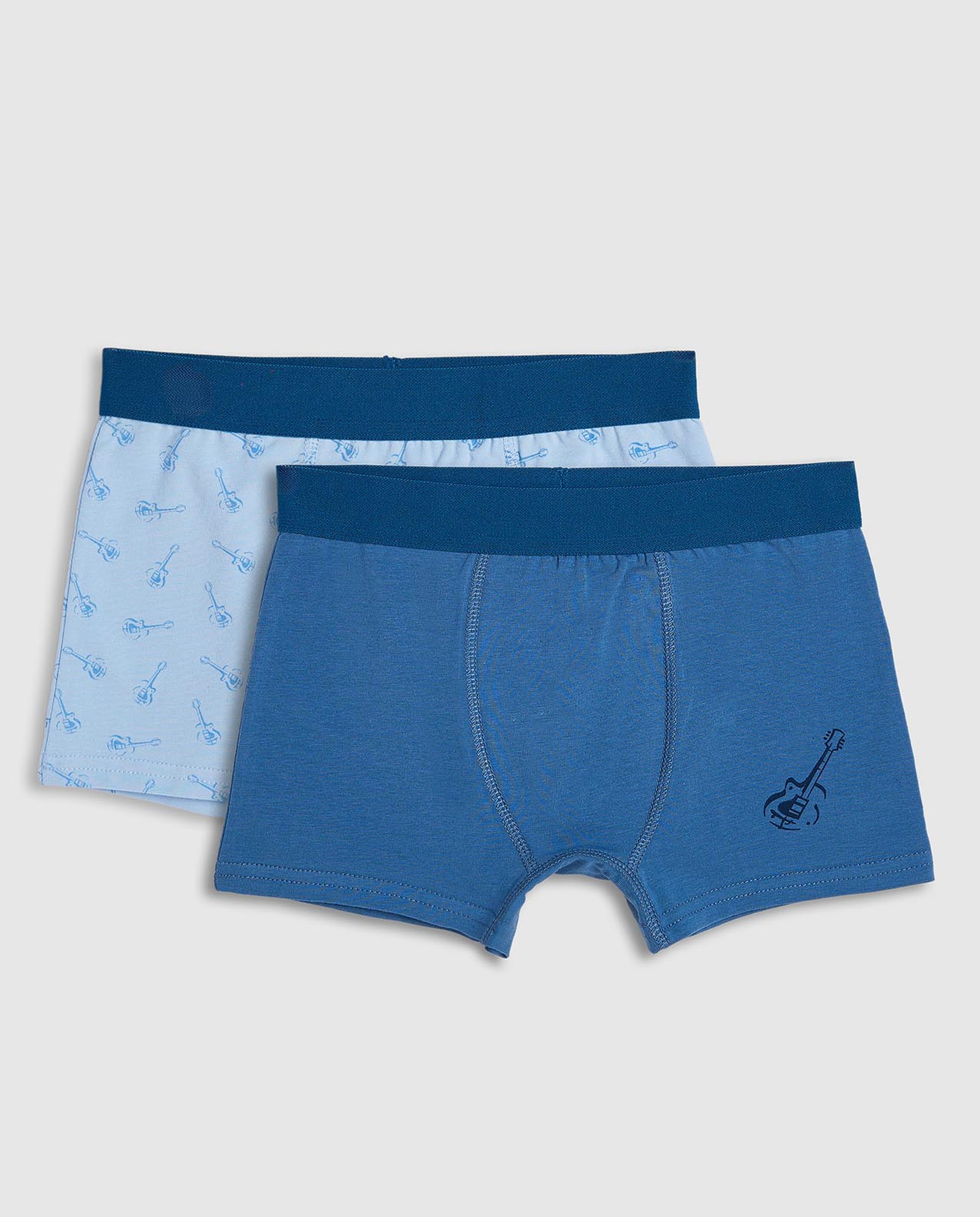 2 Pack Printed Boxer Briefs