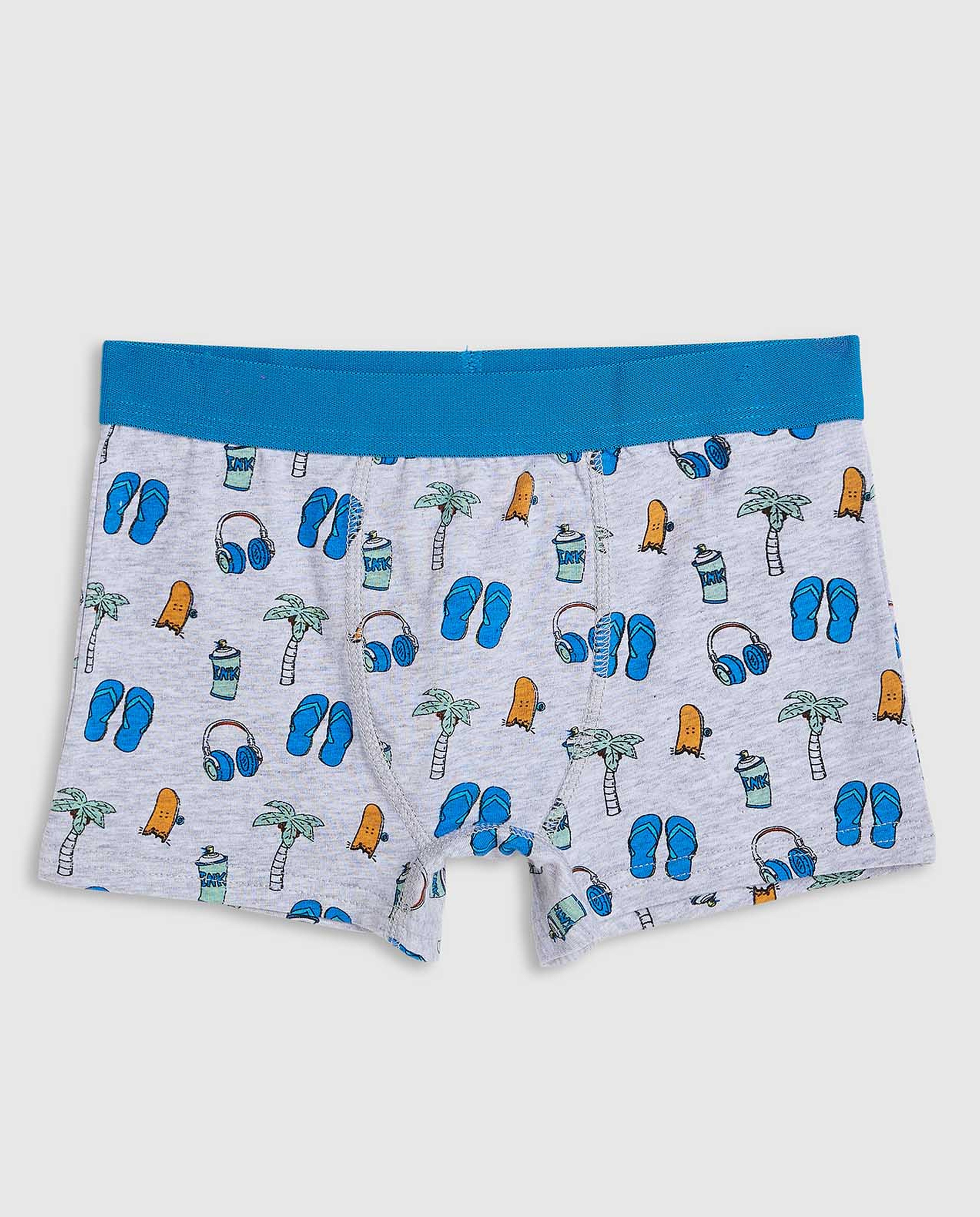 2 Pack Printed Boxer Briefs