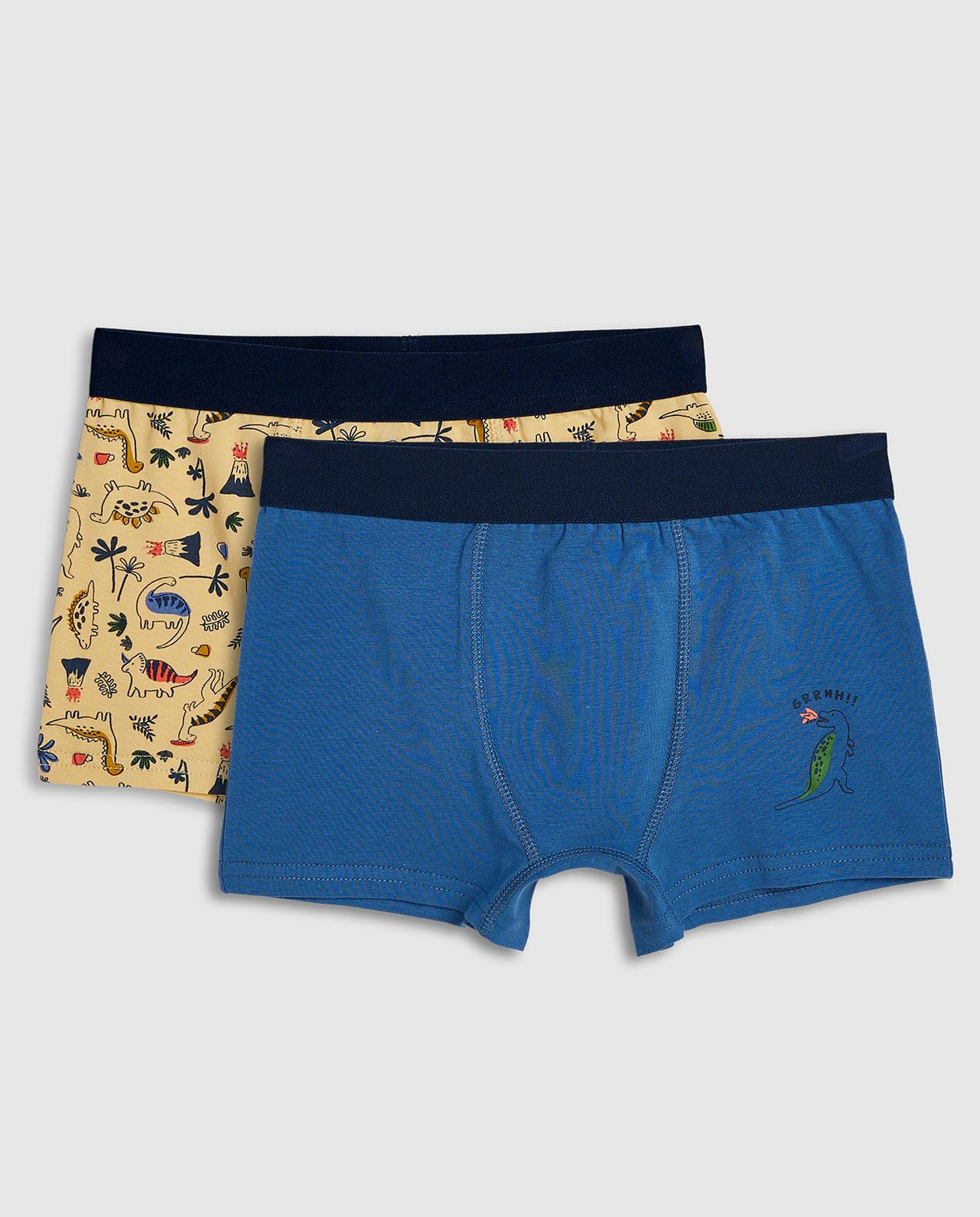 2 Pack Printed Boxer Briefs