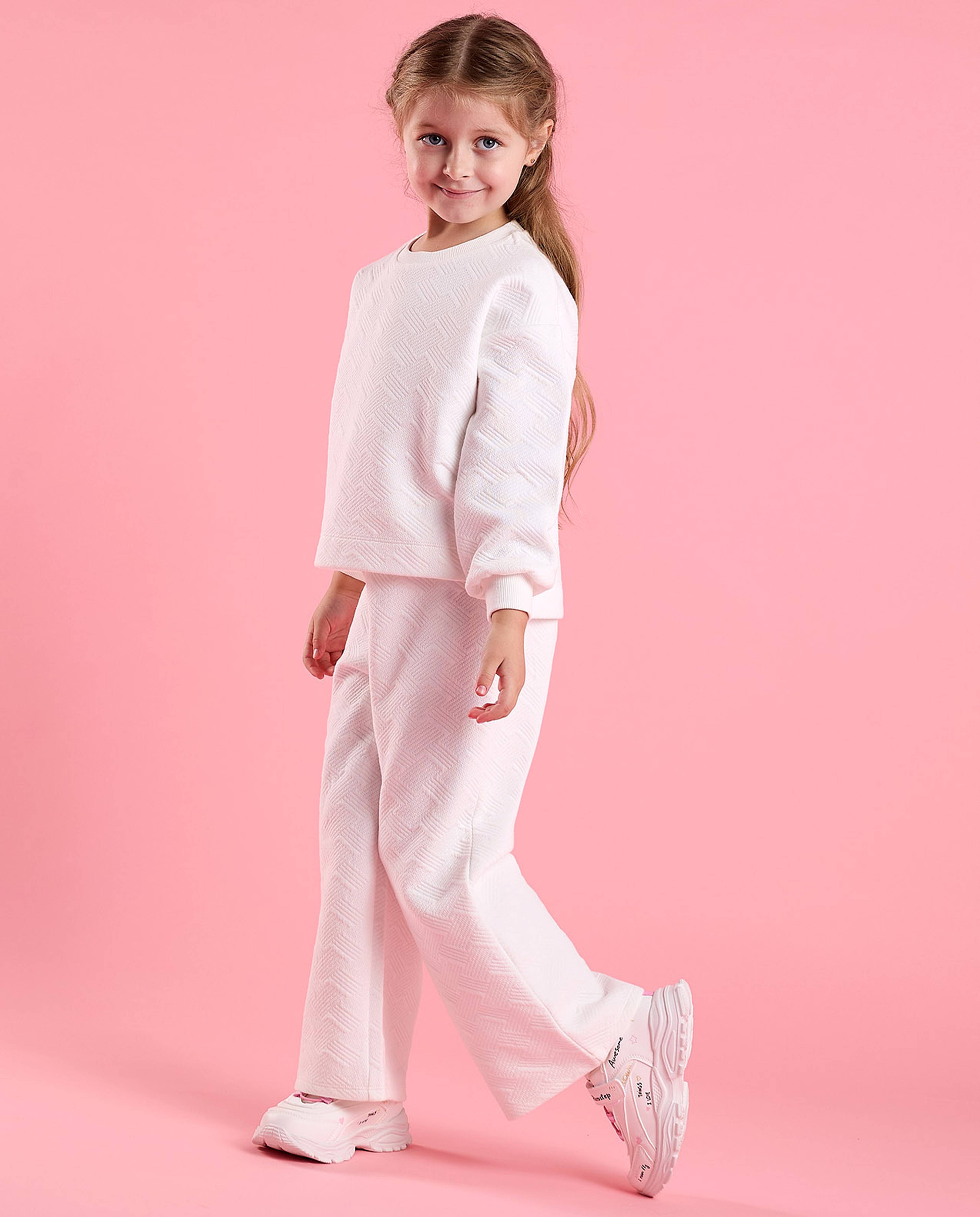 Textured Sweatsuit Set