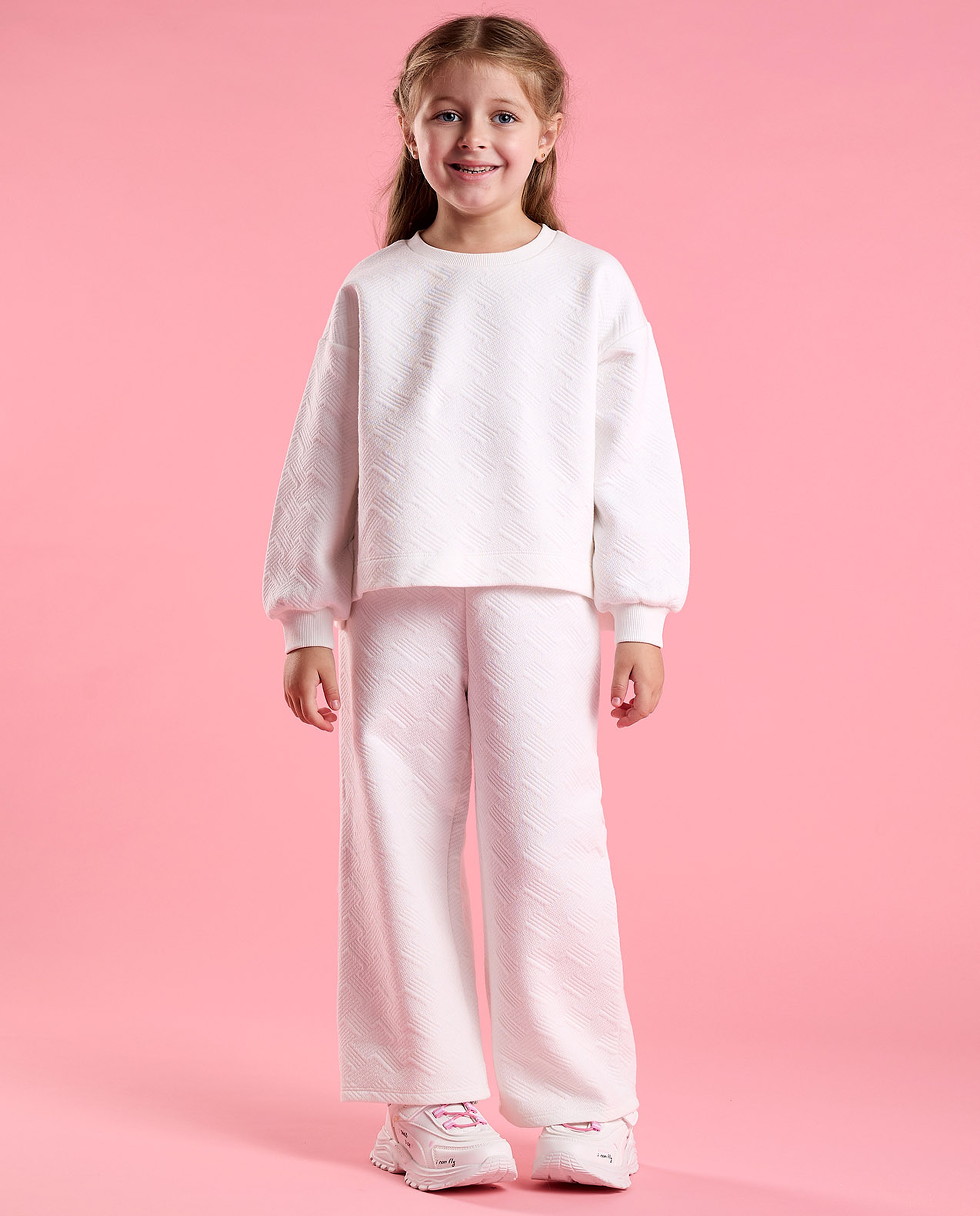 Textured Sweatsuit Set