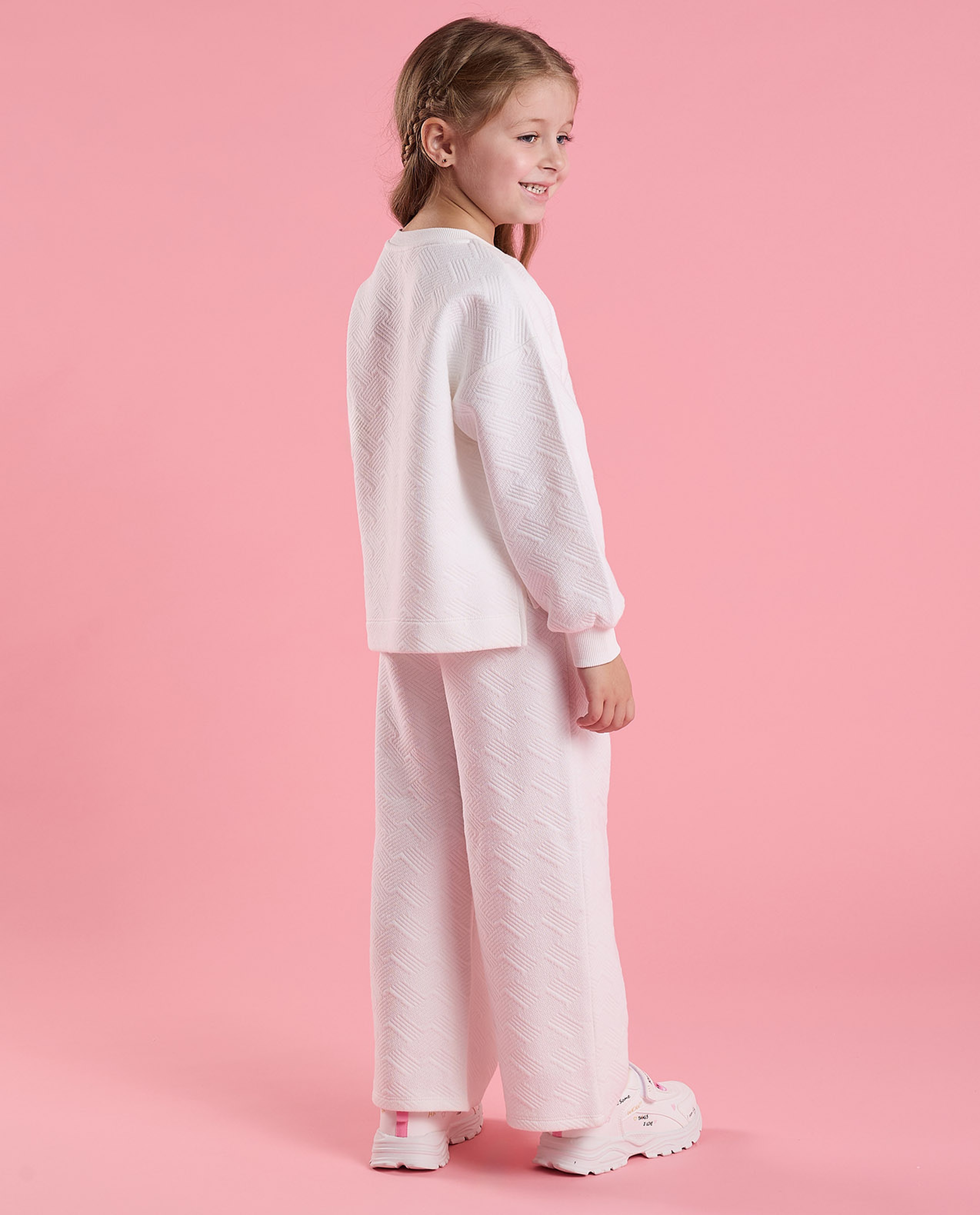 Textured Sweatsuit Set