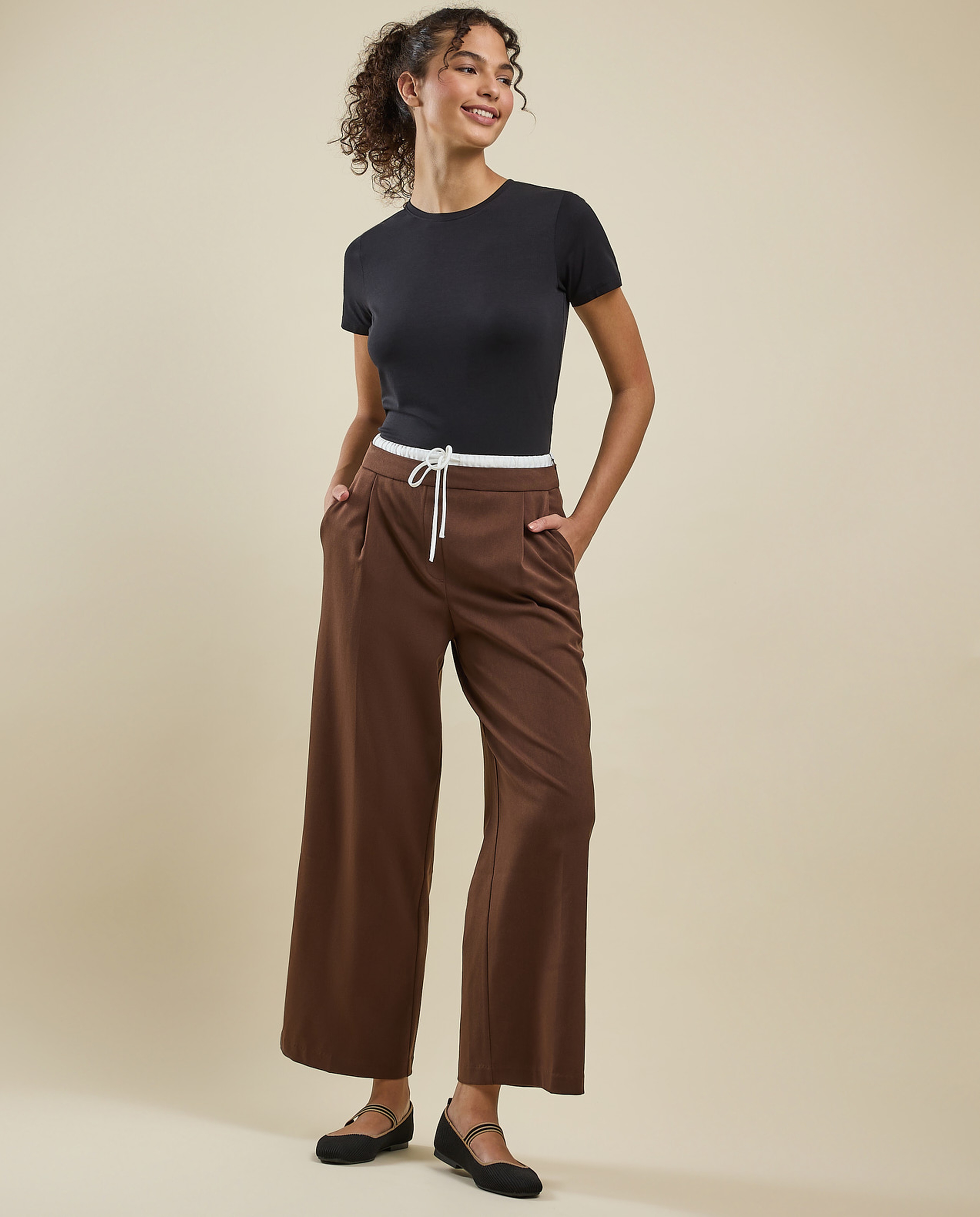 Solid T-Shirt with Crew Neck and Short Sleeves