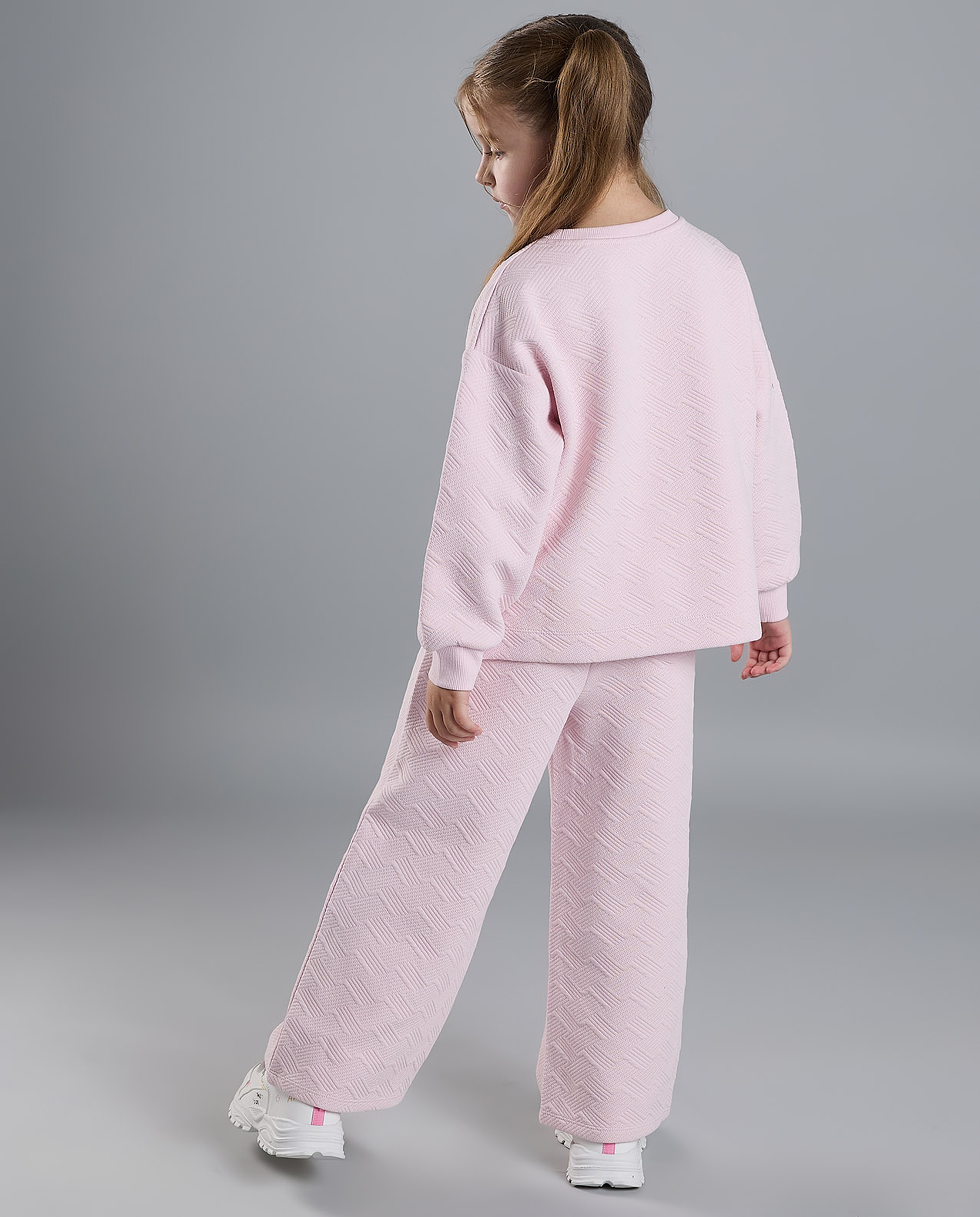 Textured Sweatsuit Set