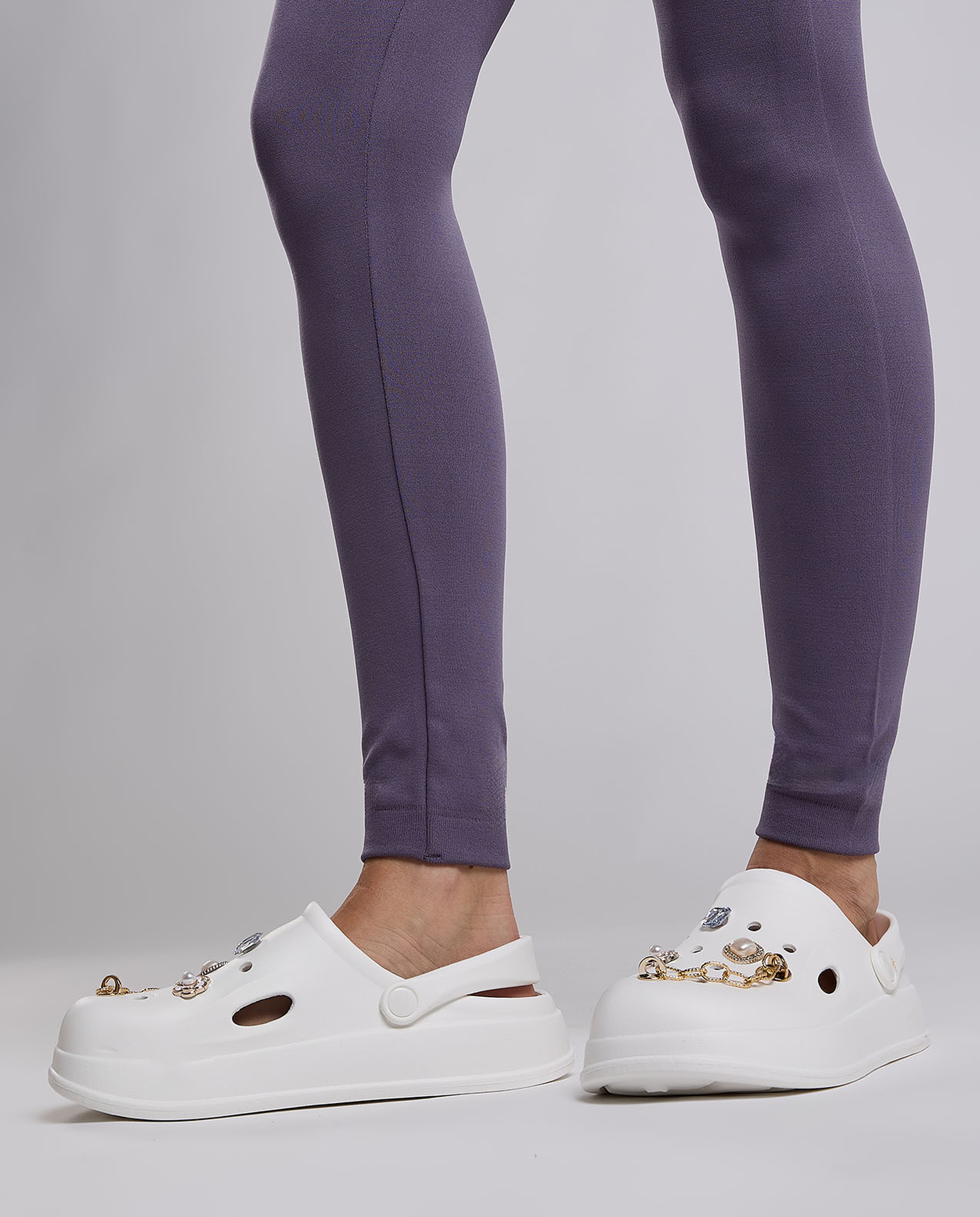 Embellished Slingback Clogs