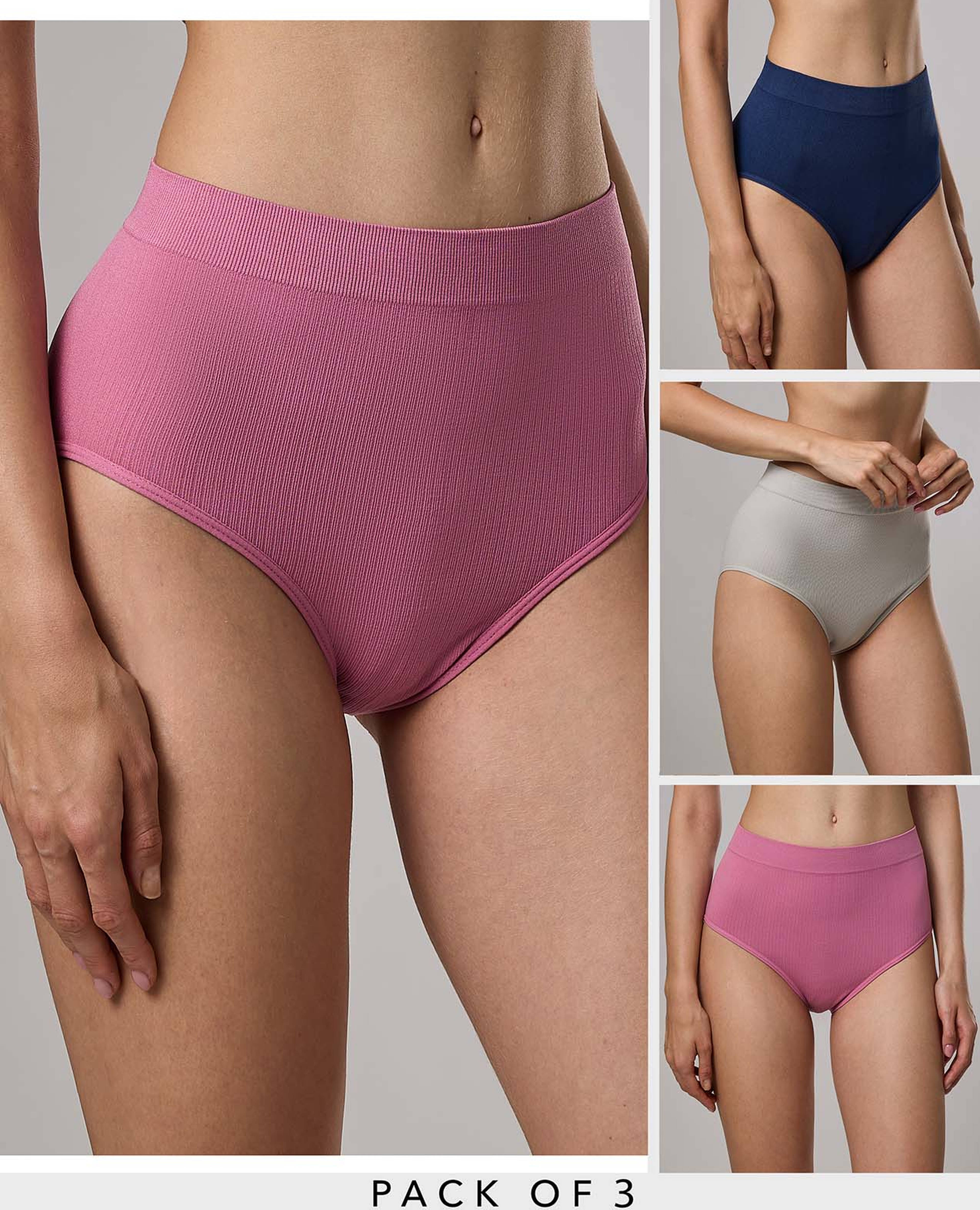 سراويل هيبستر  - 3 قطع