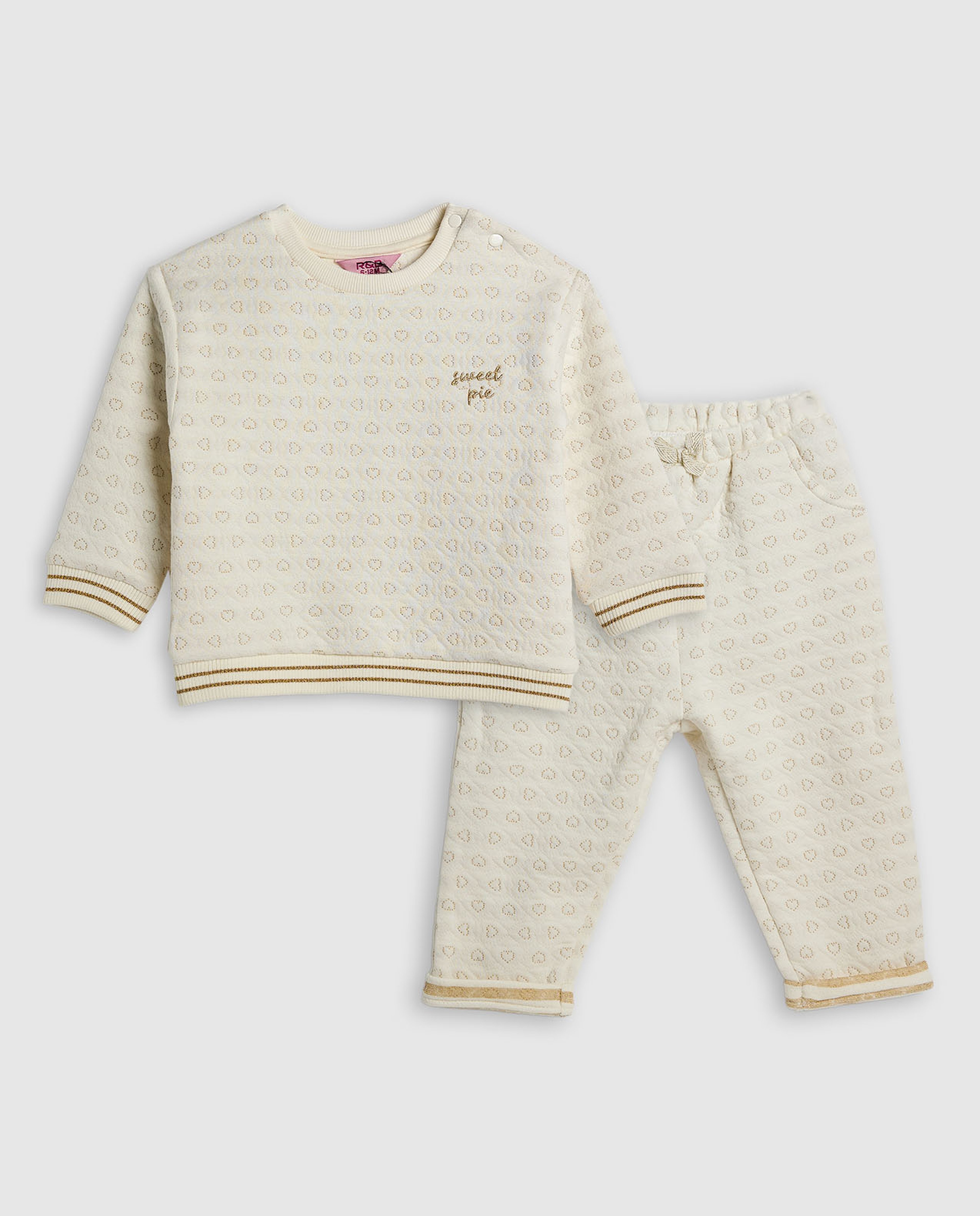 Embroidered Clothing Set