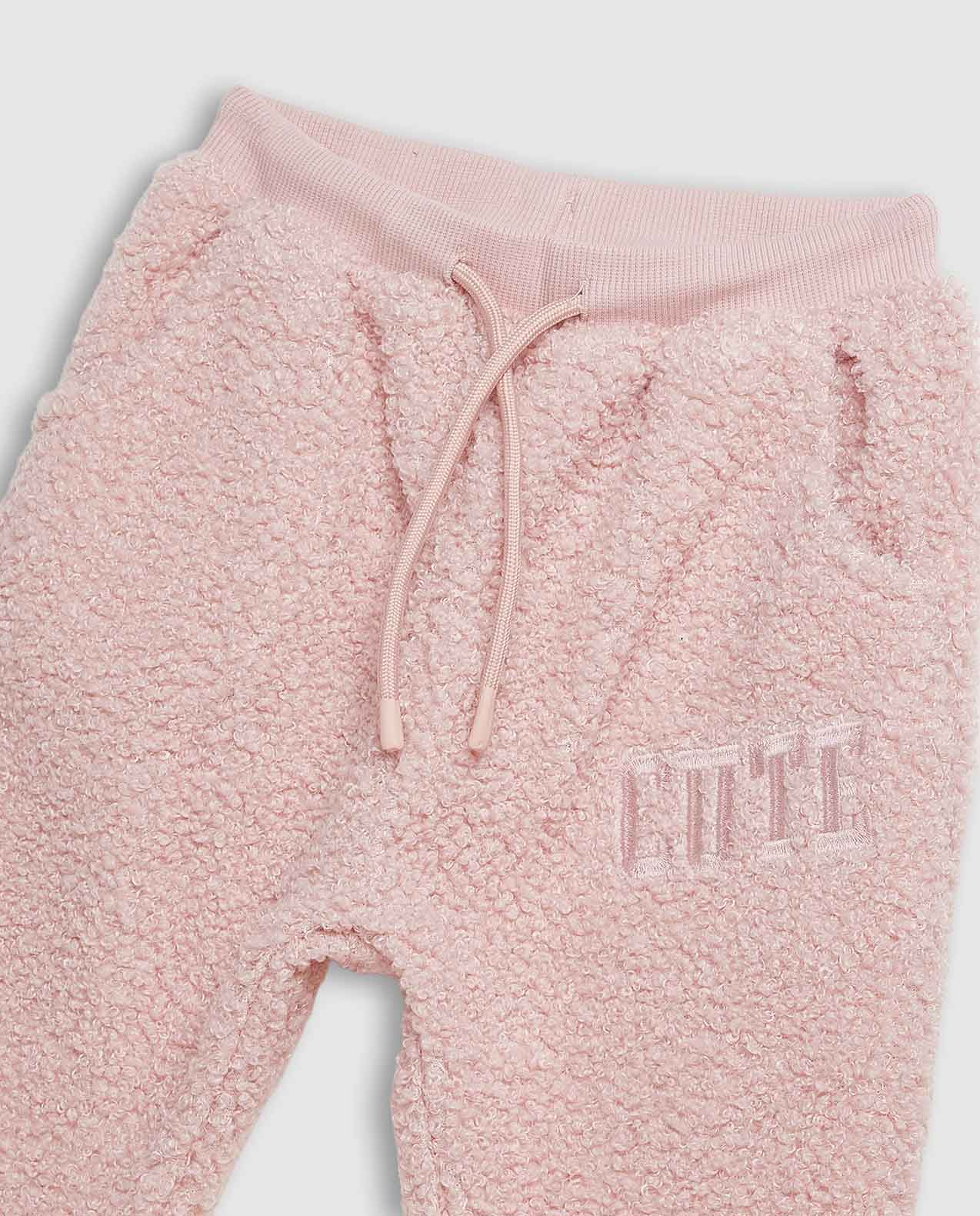 Embroidered Hooded Clothing Set